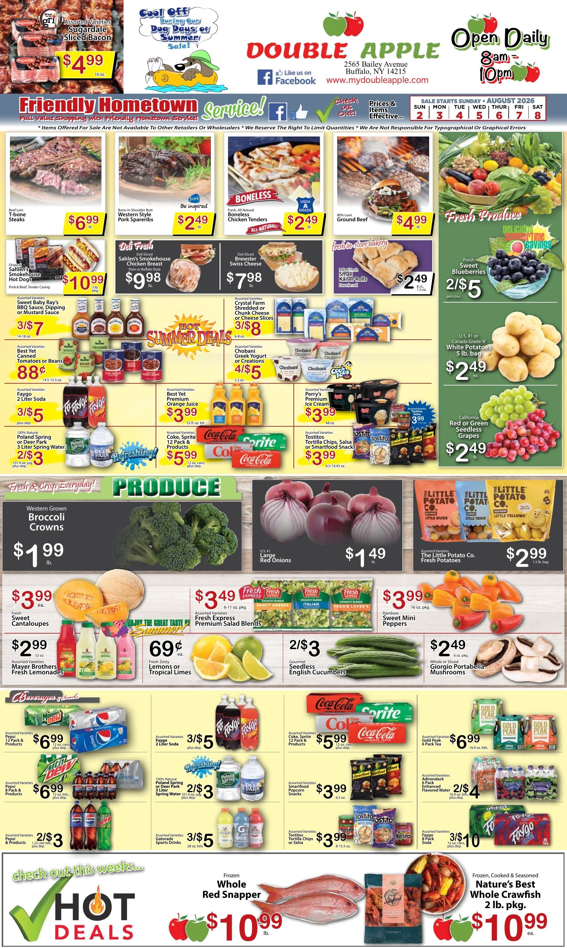 Double Apple Weekly Ad August 2 - 8, 2026