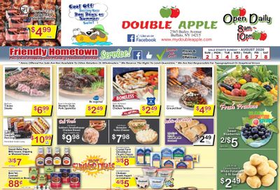 Double Apple Weekly Ad August 2 - 8, 2026