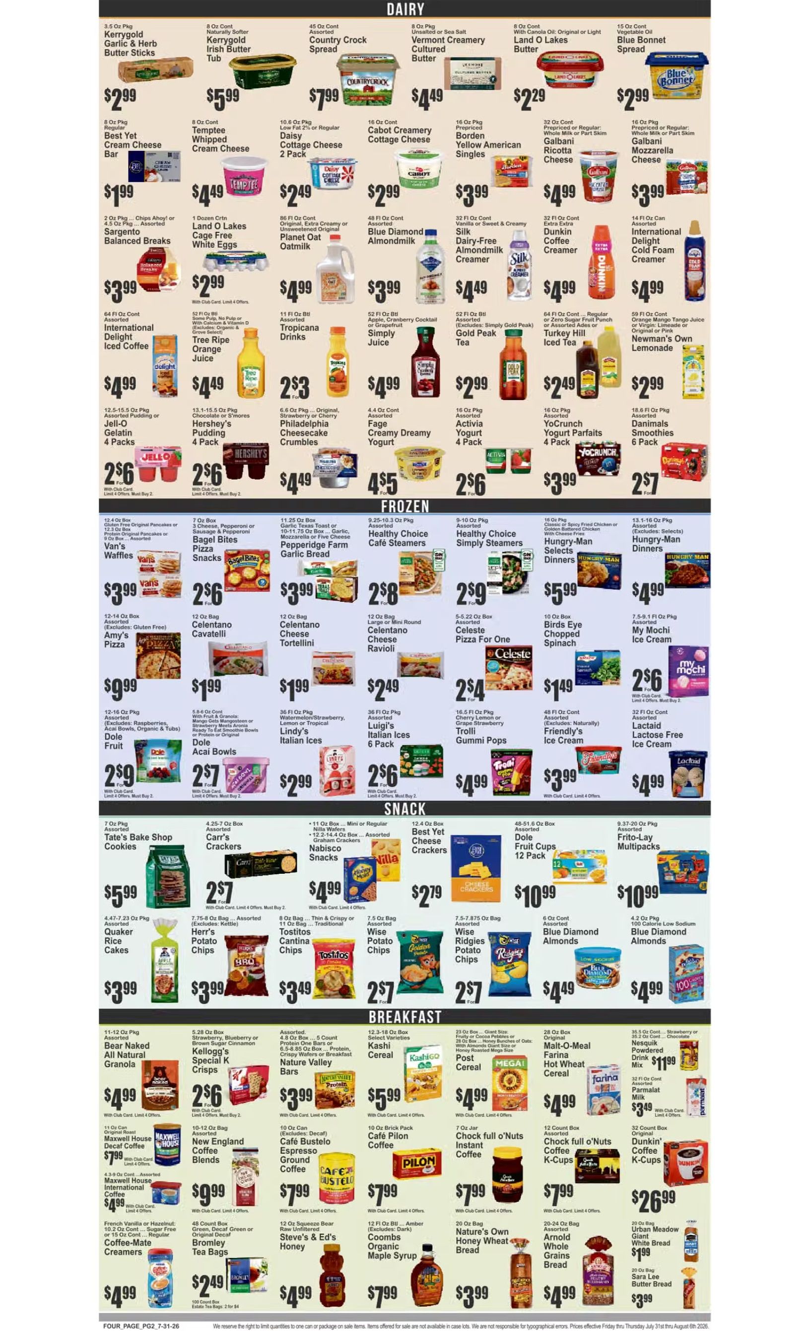 Brooklyn Fare Weekly Ad July 31 - August 6, 2026