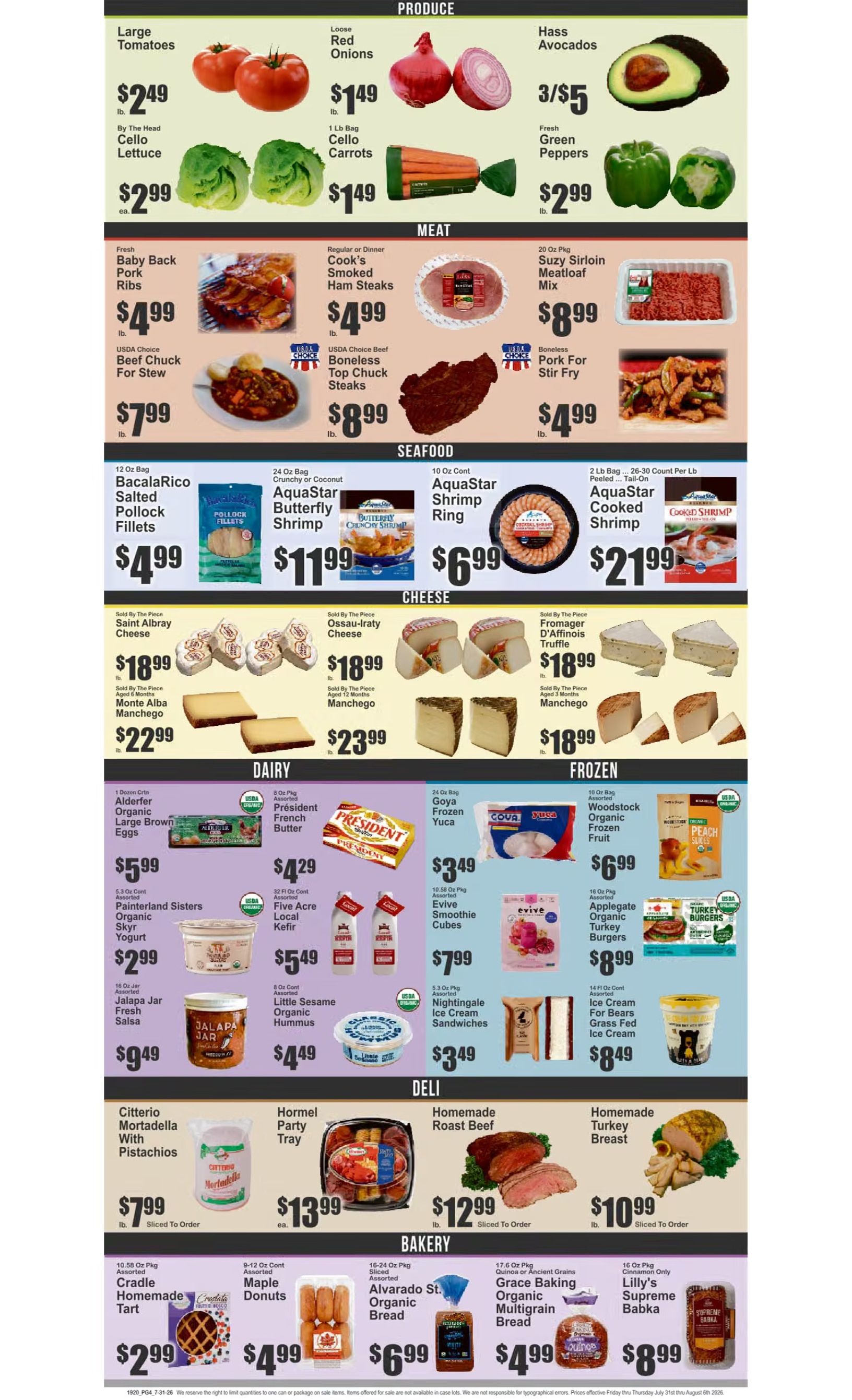 Brooklyn Fare Weekly Ad July 31 - August 6, 2026