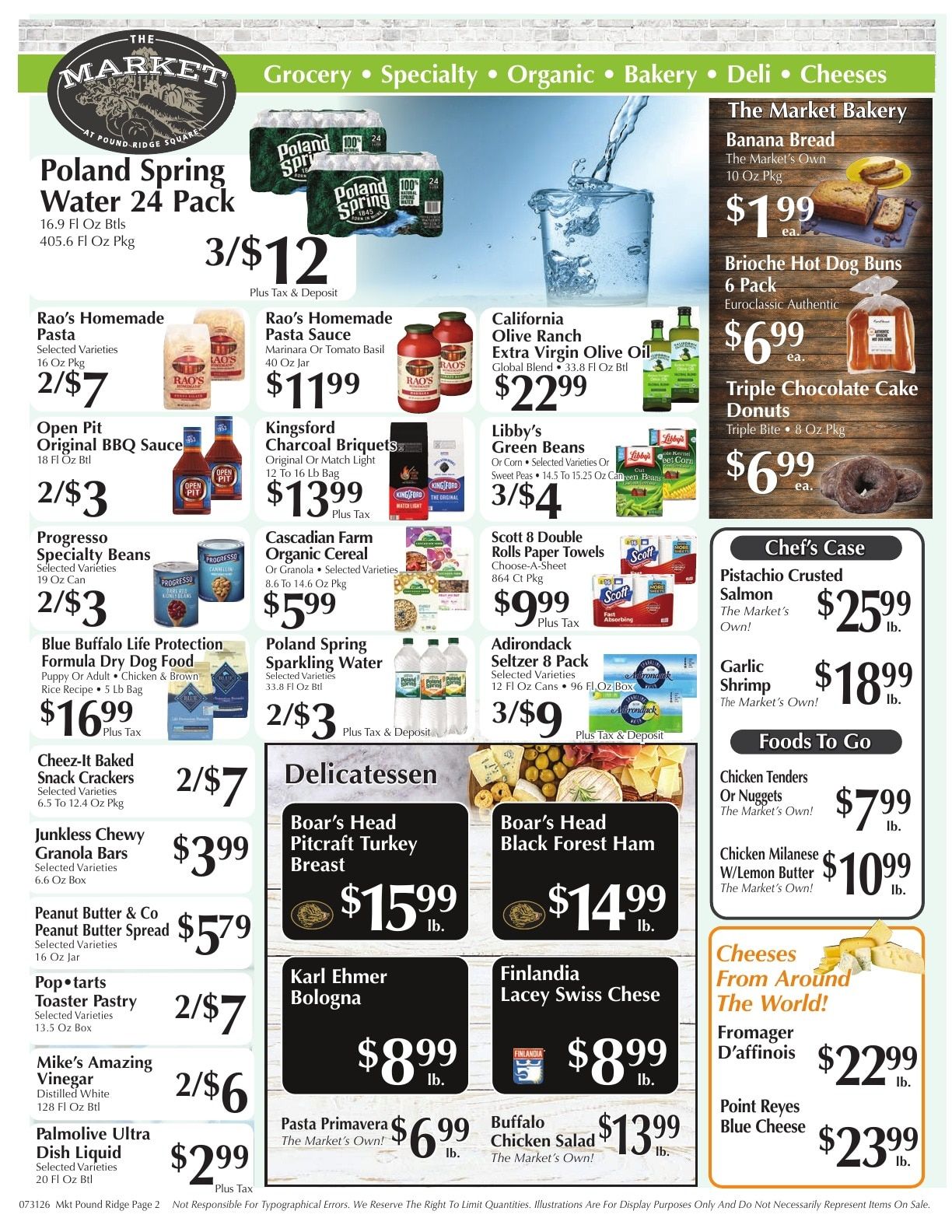 The Market at Pound Ridge Square Weekly Ad July 31 - August 6, 2026