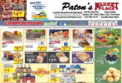 Paton's Market Place Weekly Ad July 29 - August 8, 2026