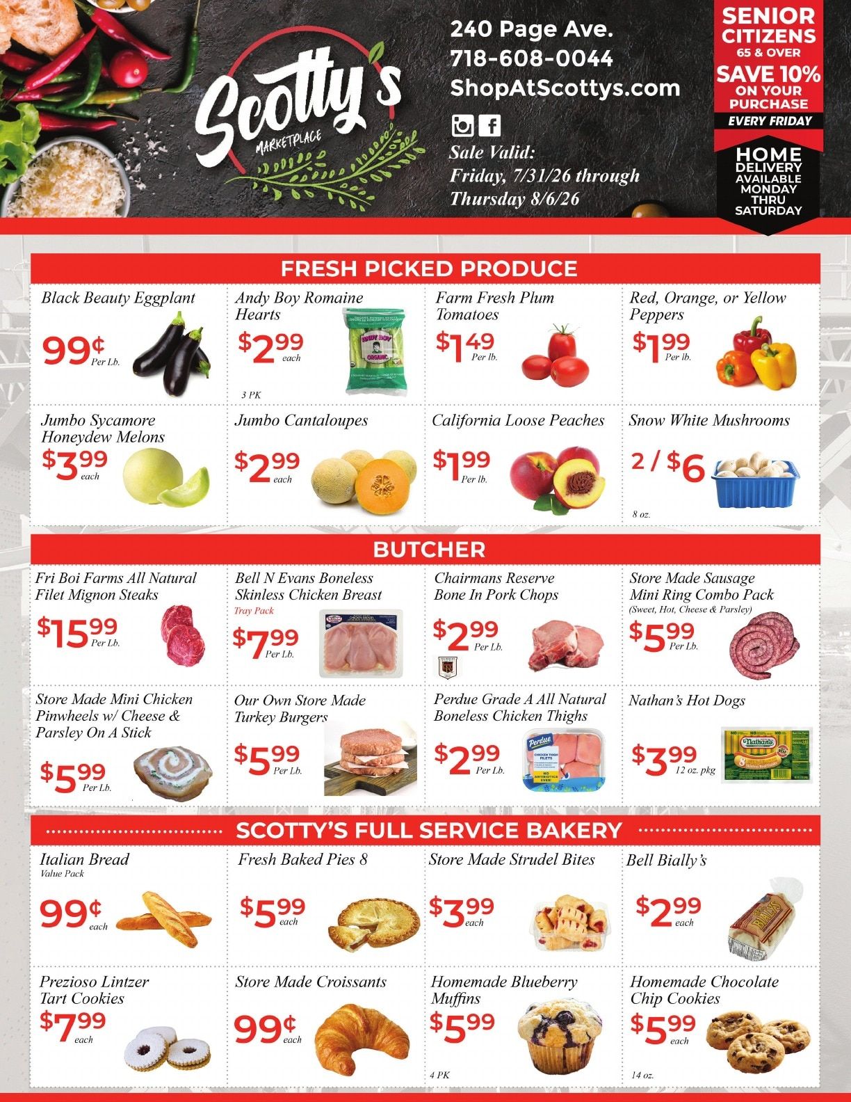 Scotty's Marketplace Weekly Ad July 31 - August 6, 2026