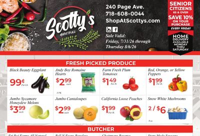 Scotty's Marketplace Weekly Ad July 31 - August 6, 2026