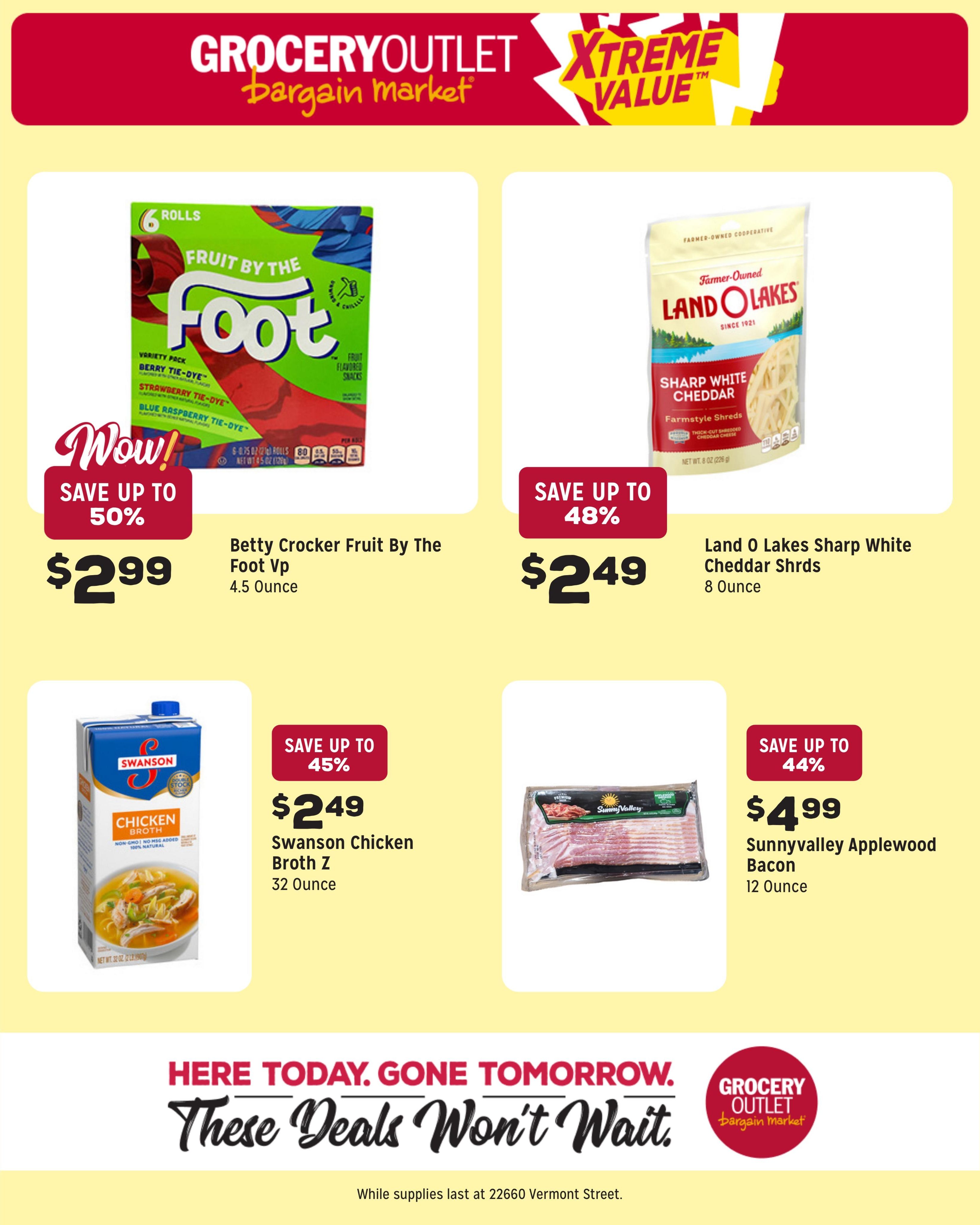 Grocery Outlet (Hayward Area, CA) Weekly Ad August 5 - 11, 2026