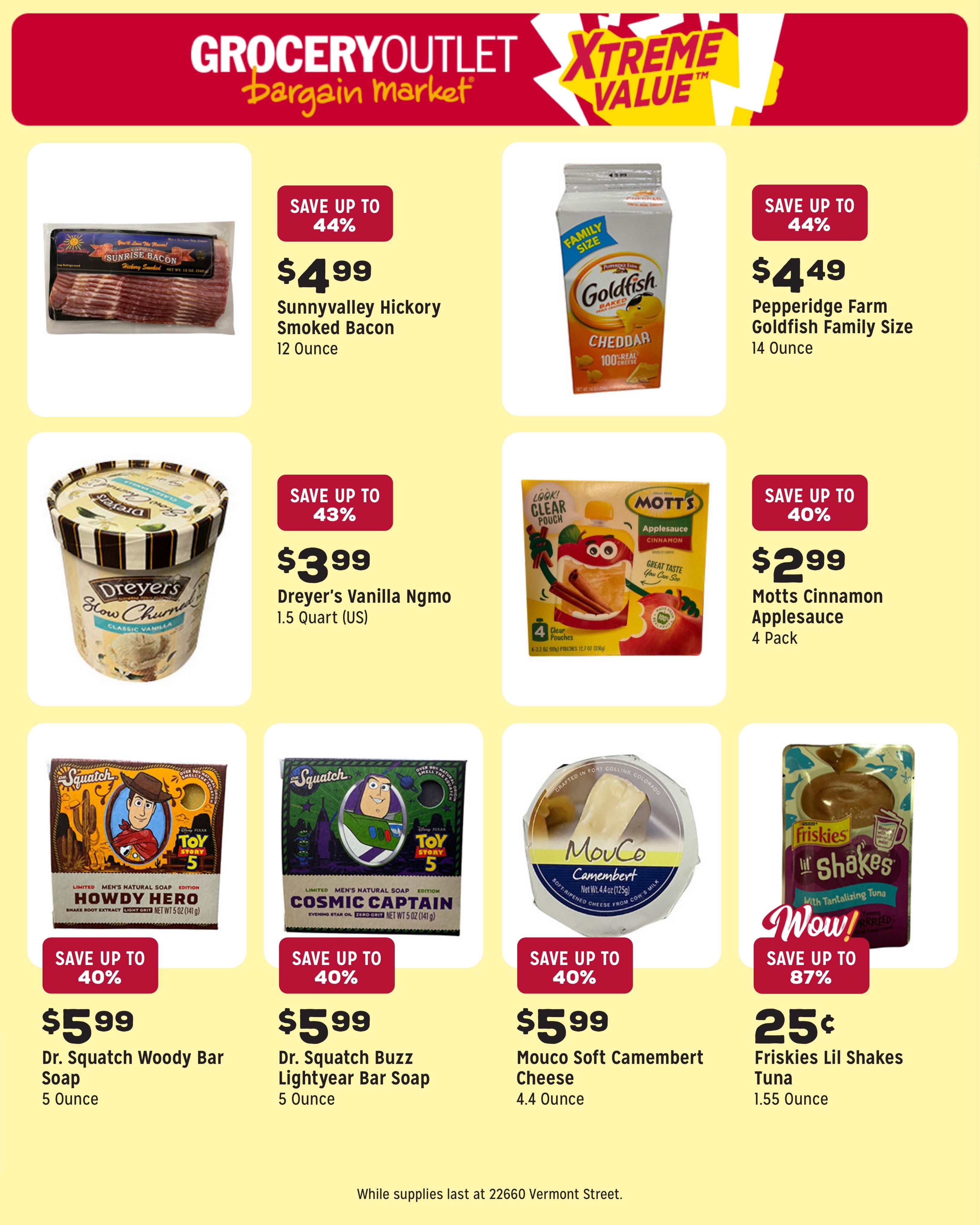 Grocery Outlet (Hayward Area, CA) Weekly Ad August 5 - 11, 2026
