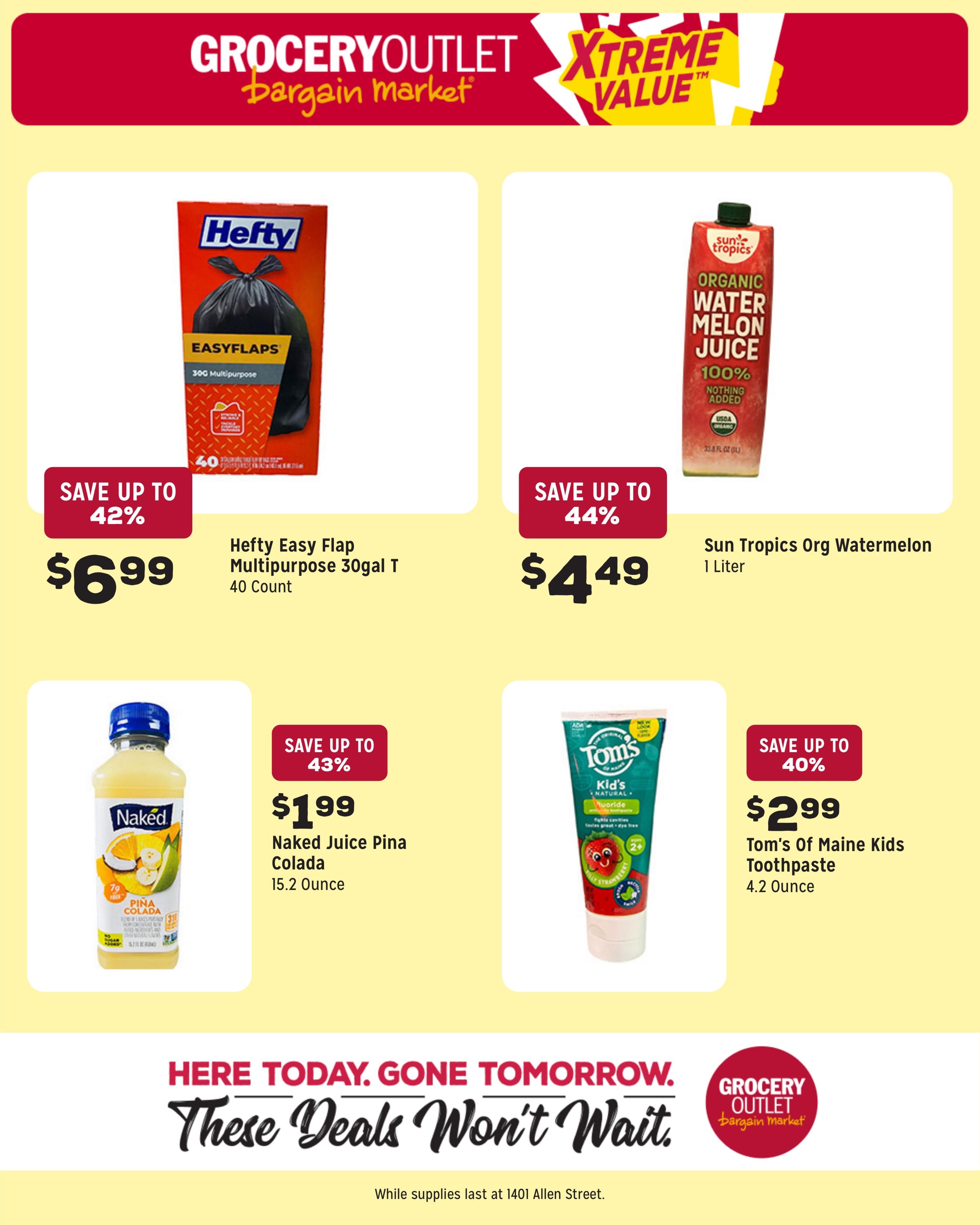 Grocery Outlet (Allentown Area, PA) Weekly Ad August 5 - 11, 2026