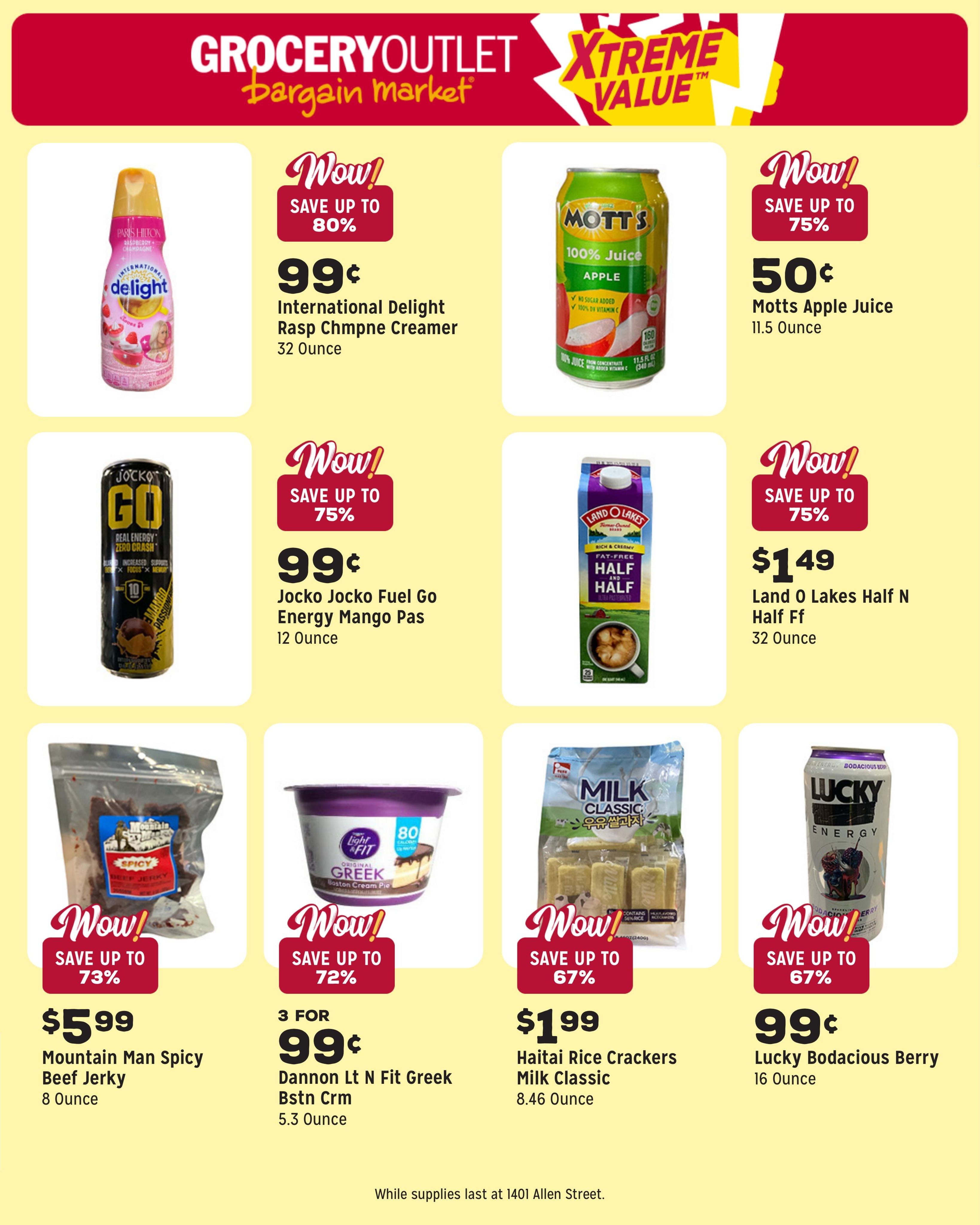 Grocery Outlet (Allentown Area, PA) Weekly Ad August 5 - 11, 2026