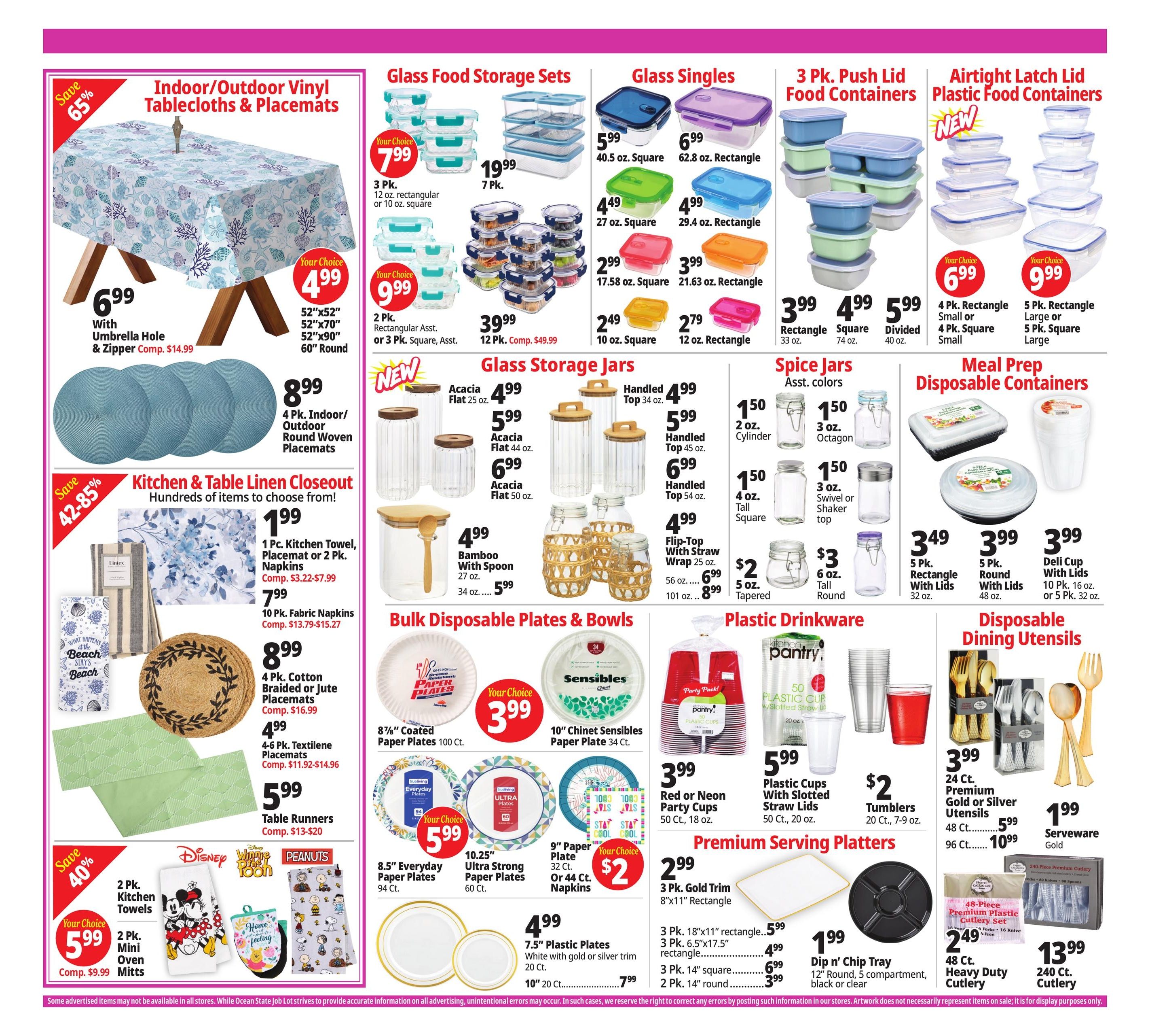 Ocean State Job Lot Weekly Ad August 6 - 12, 2026