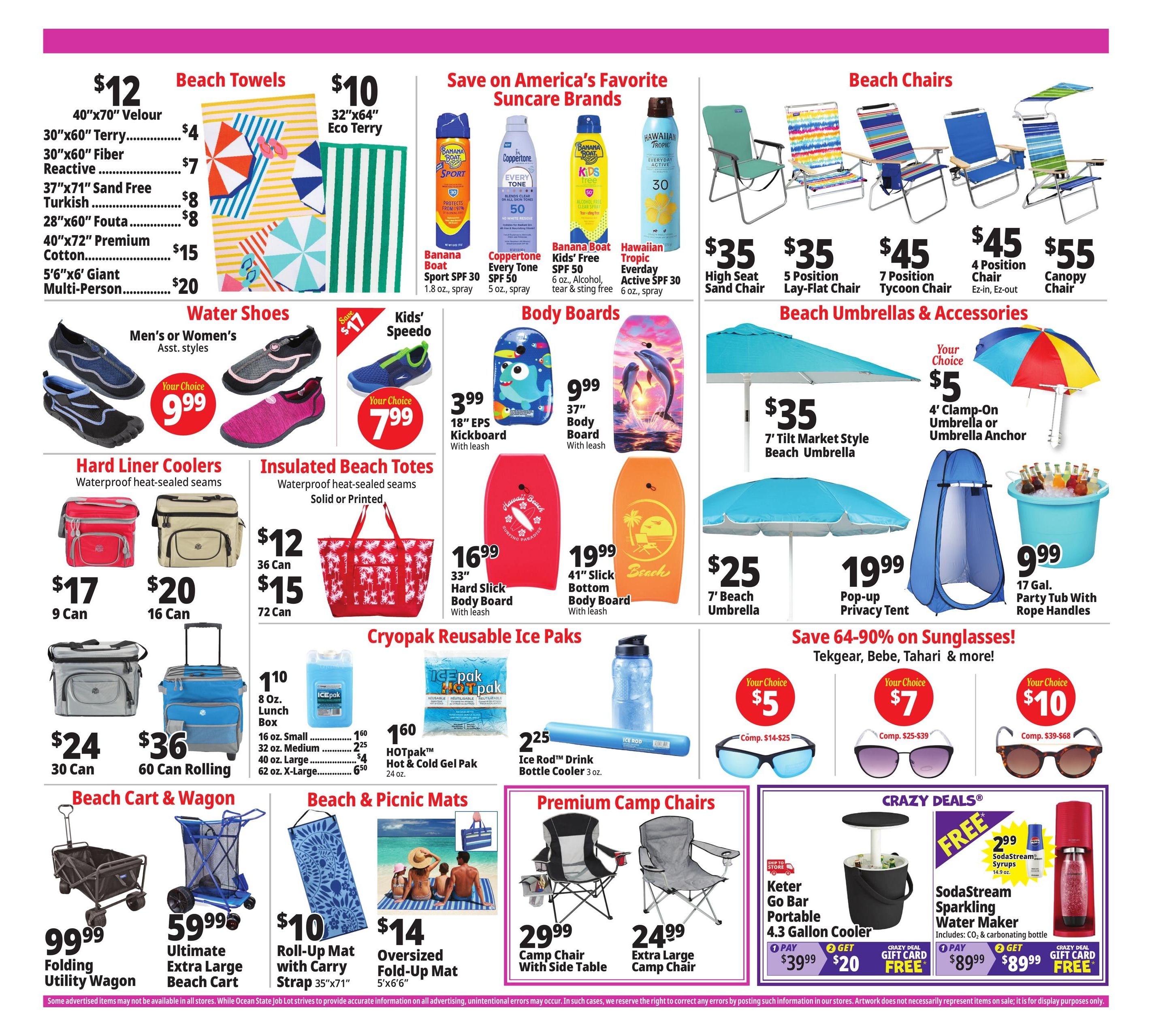 Ocean State Job Lot (MA, MD, ME, NJ, NY, PA, WV) Weekly Ad August 6 - 12, 2026