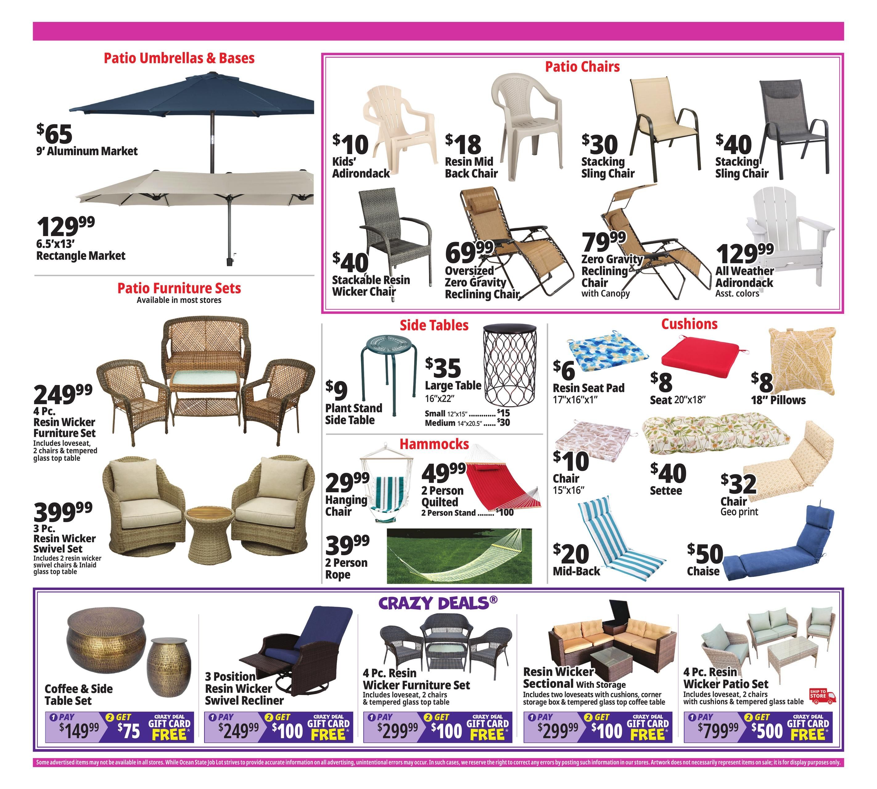 Ocean State Job Lot Weekly Ad August 6 - 12, 2026