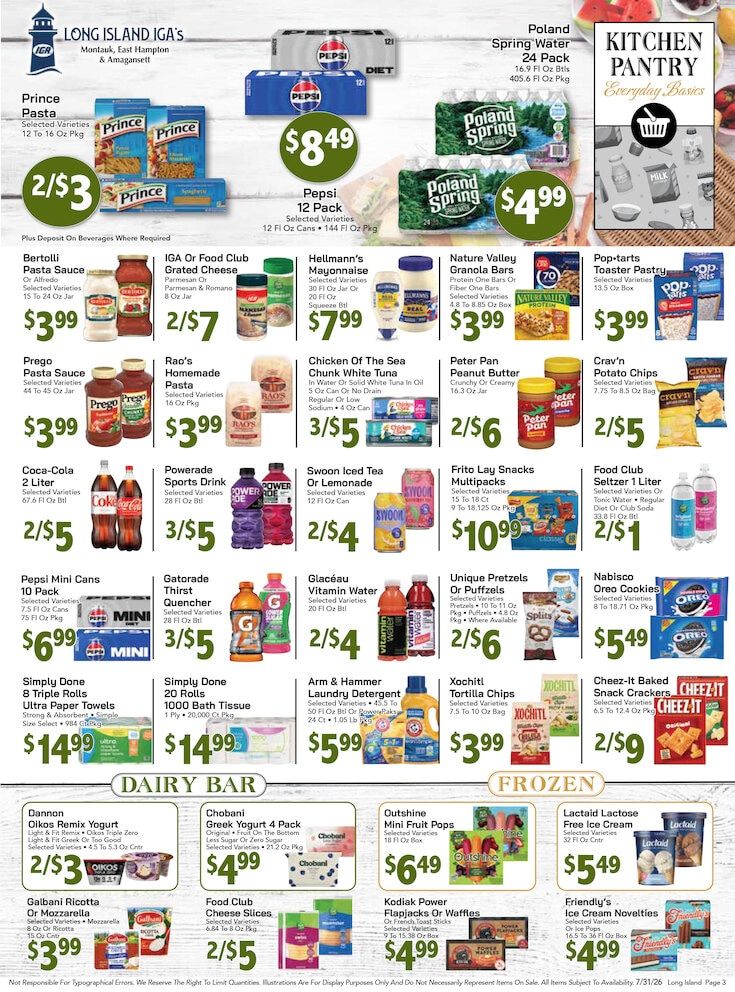 Hamptons IGA Weekly Ad July 31 - August 6, 2026