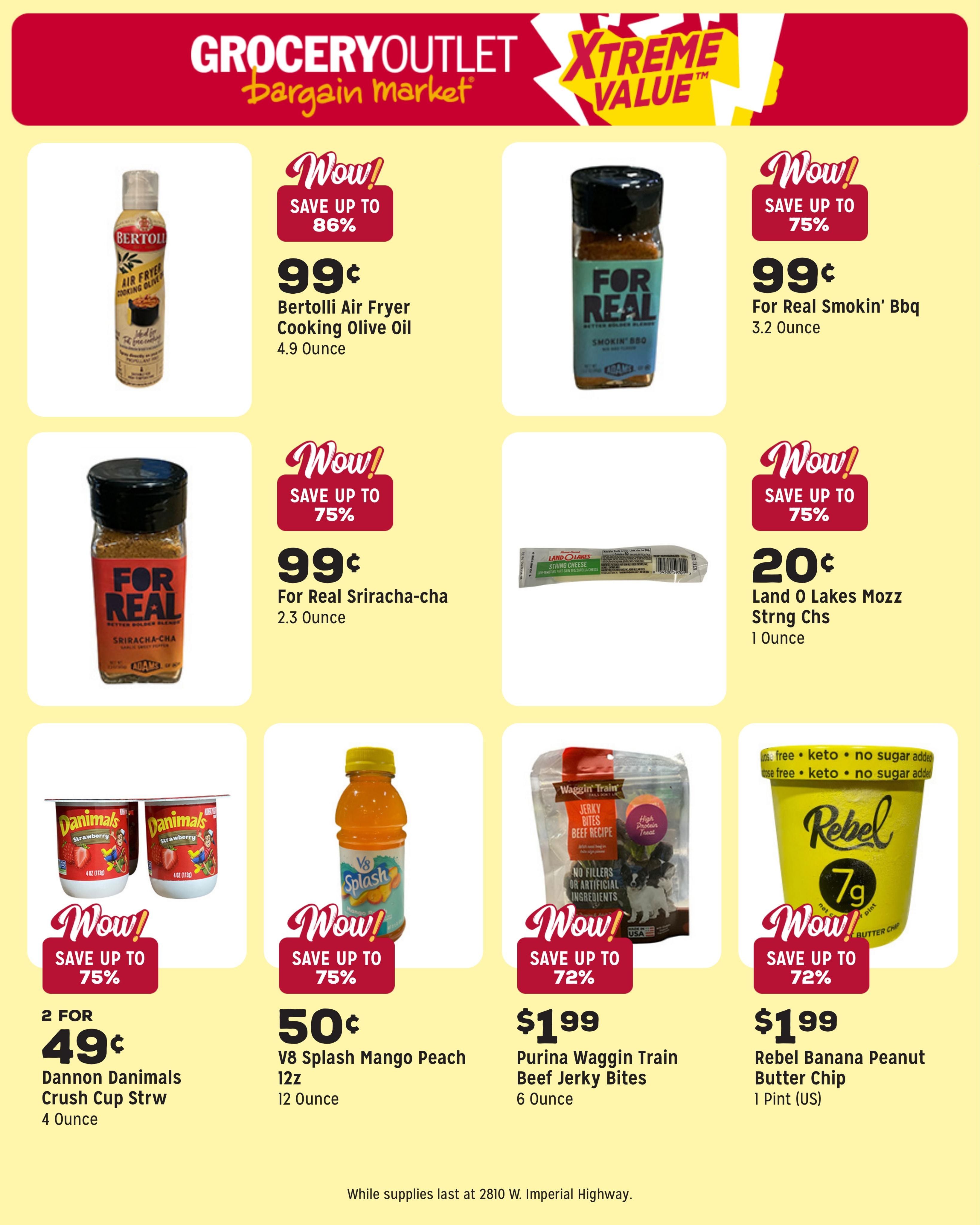 Grocery Outlet (Inglewood Area, CA) Weekly Ad August 5 - 11, 2026