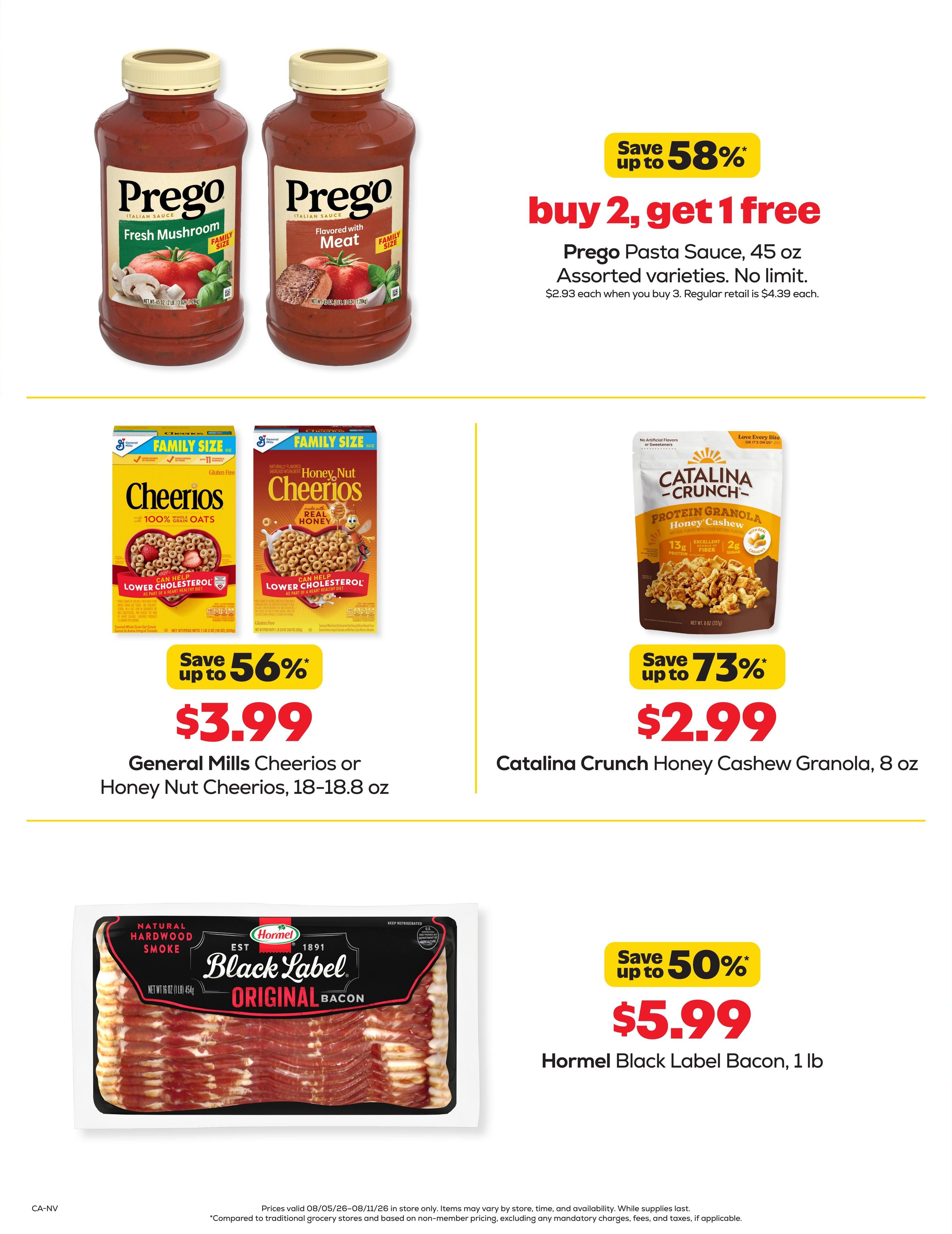 Grocery Outlet (Fairfield Area, CA) Weekly Ad August 5 - 11, 2026