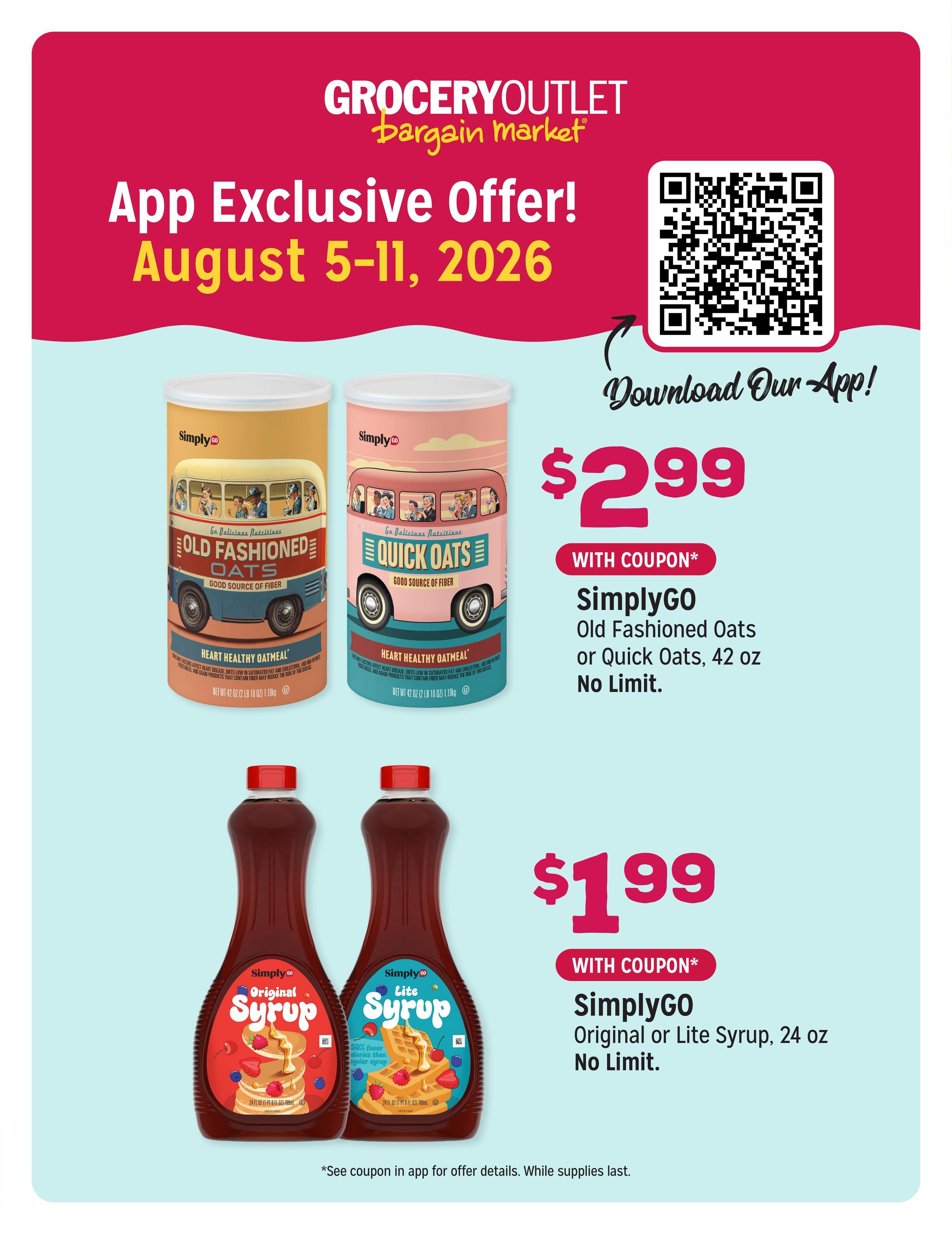 Grocery Outlet (Trenton Area, NJ) Weekly Ad August 5 - 11, 2026