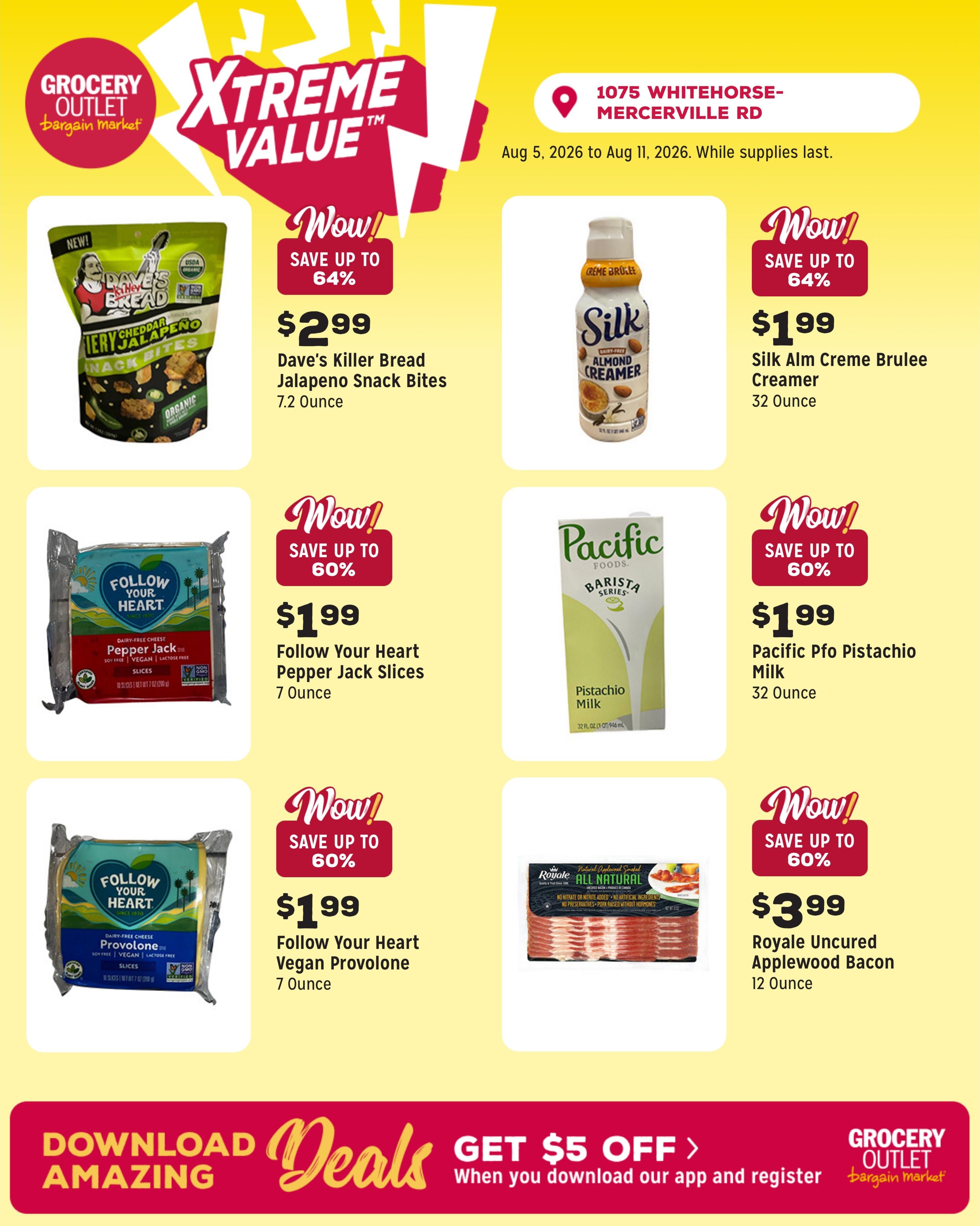 Grocery Outlet (Trenton Area, NJ) Weekly Ad August 5 - 11, 2026