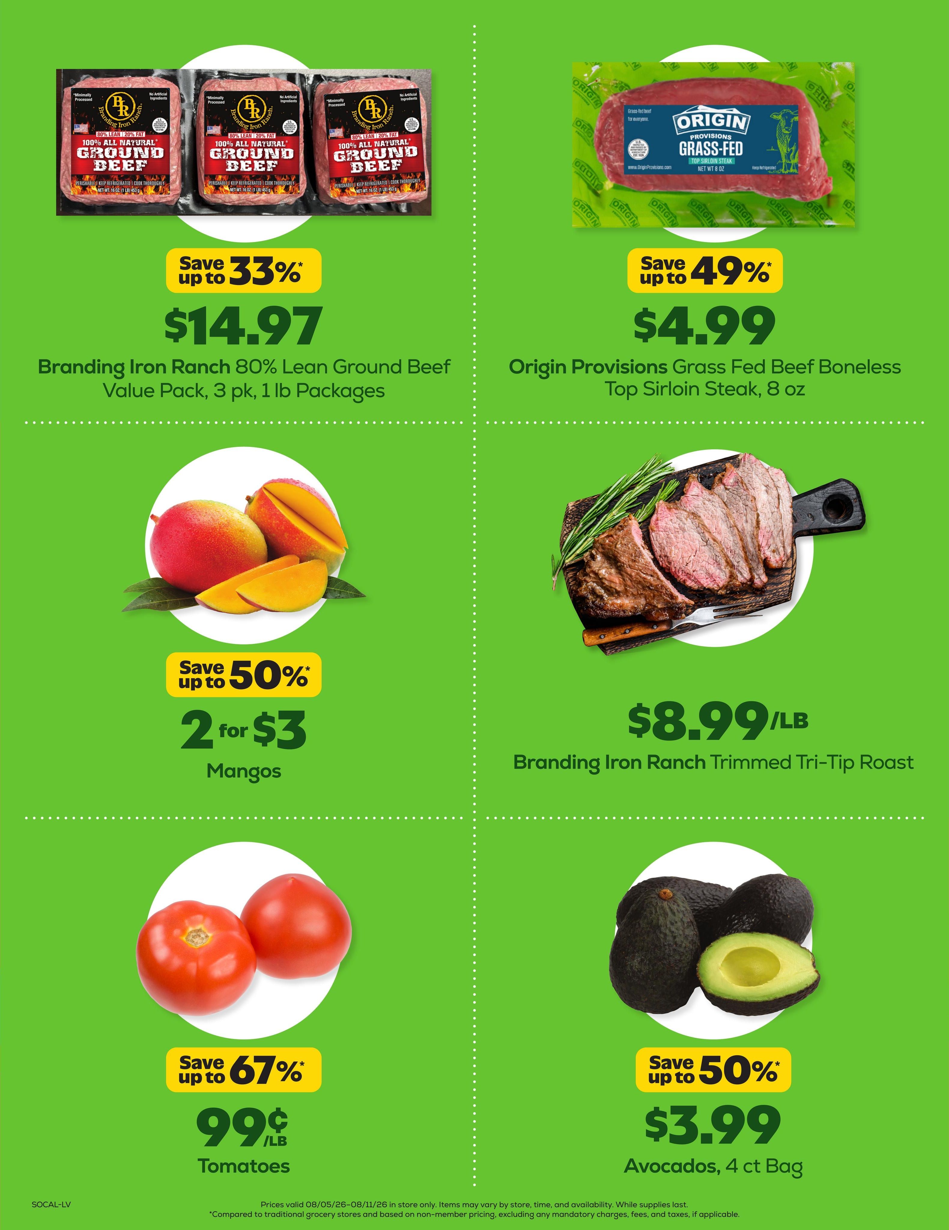 Grocery Outlet (Gardena Area, CA) Weekly Ad August 5 - 11, 2026
