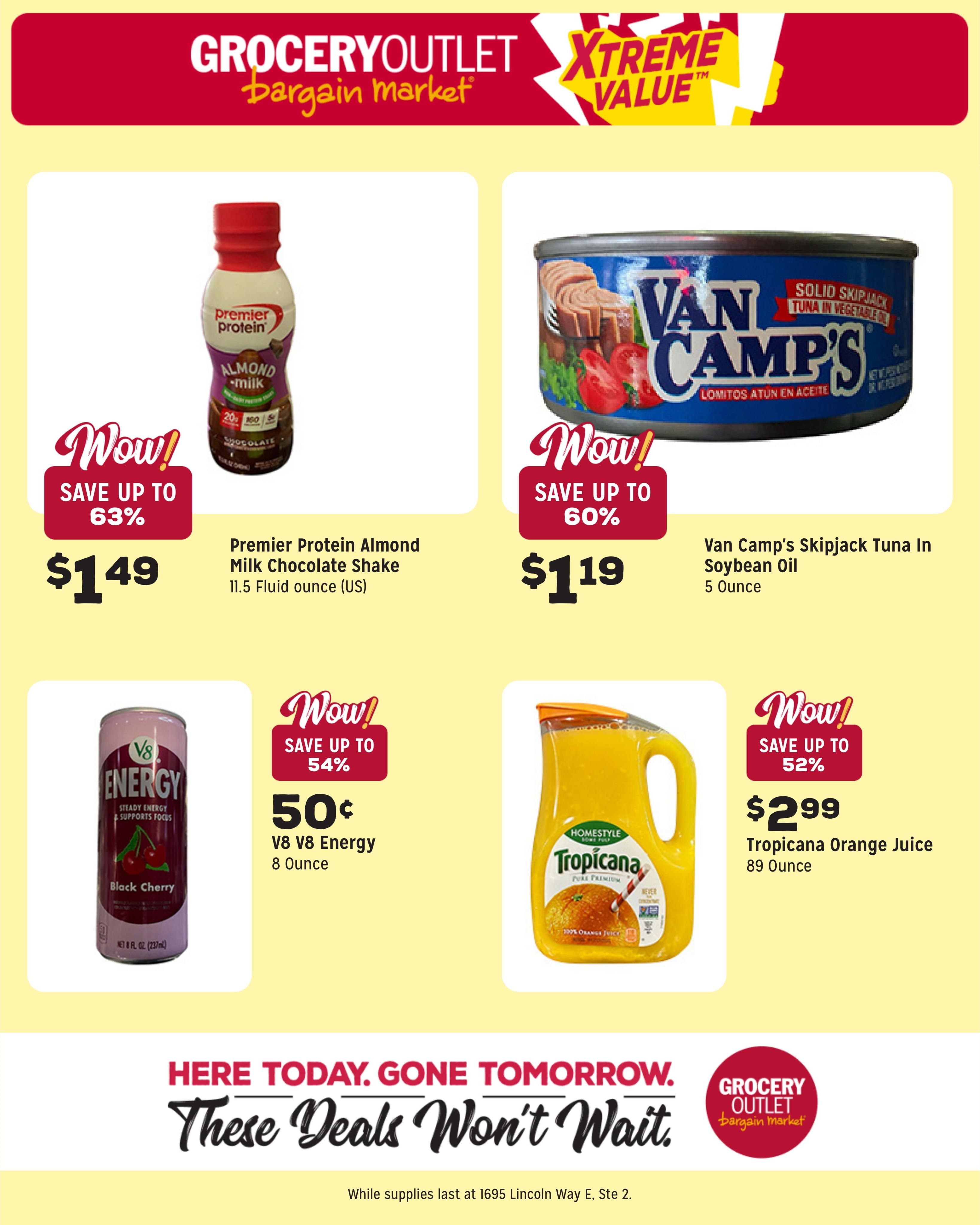 Grocery Outlet (MD, PA, WV) Weekly Ad August 5 - 11, 2026