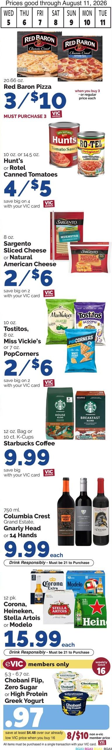 Harris Teeter (SC) Weekly Ad August 5 - 11, 2026