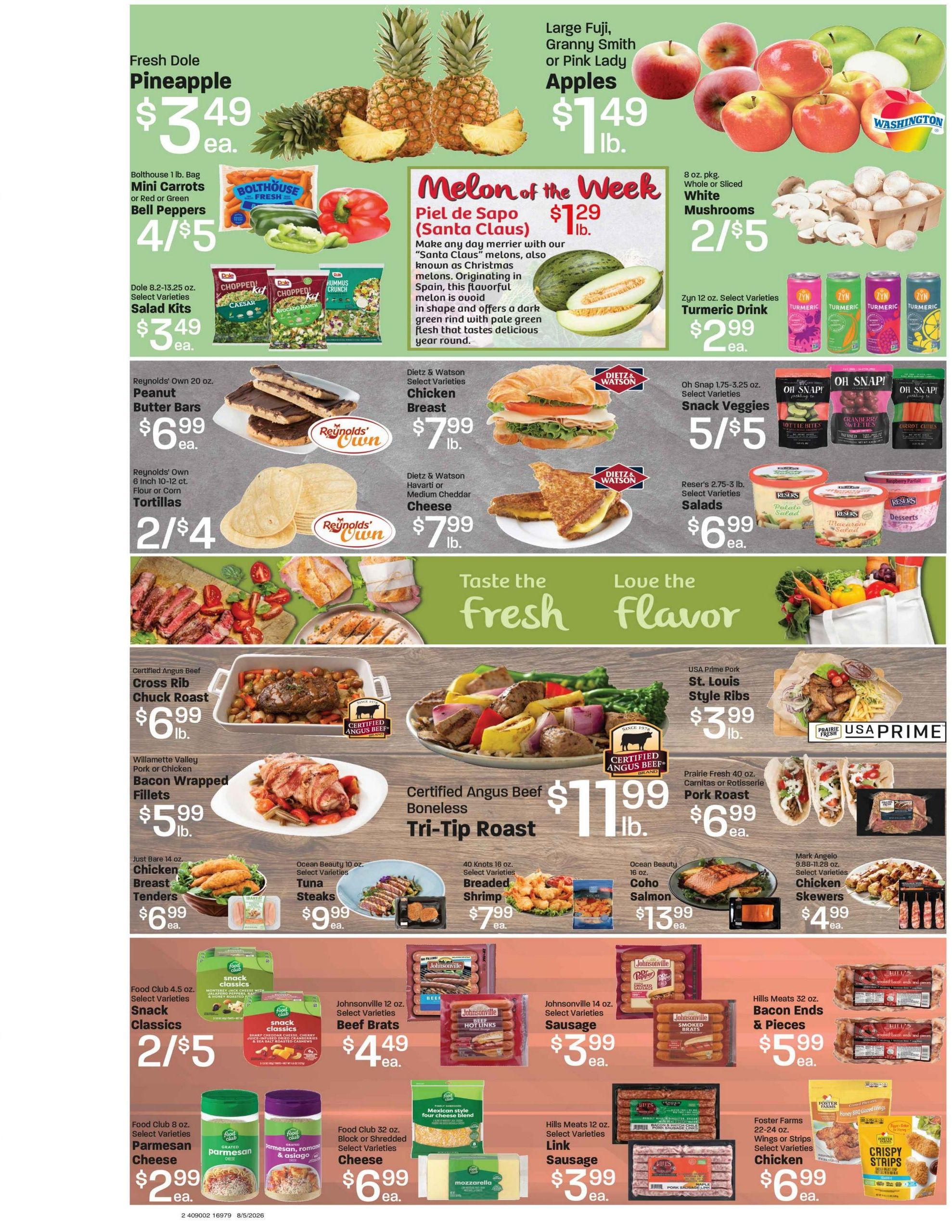 Reynold's Market Weekly Ad August 5 - 11, 2026
