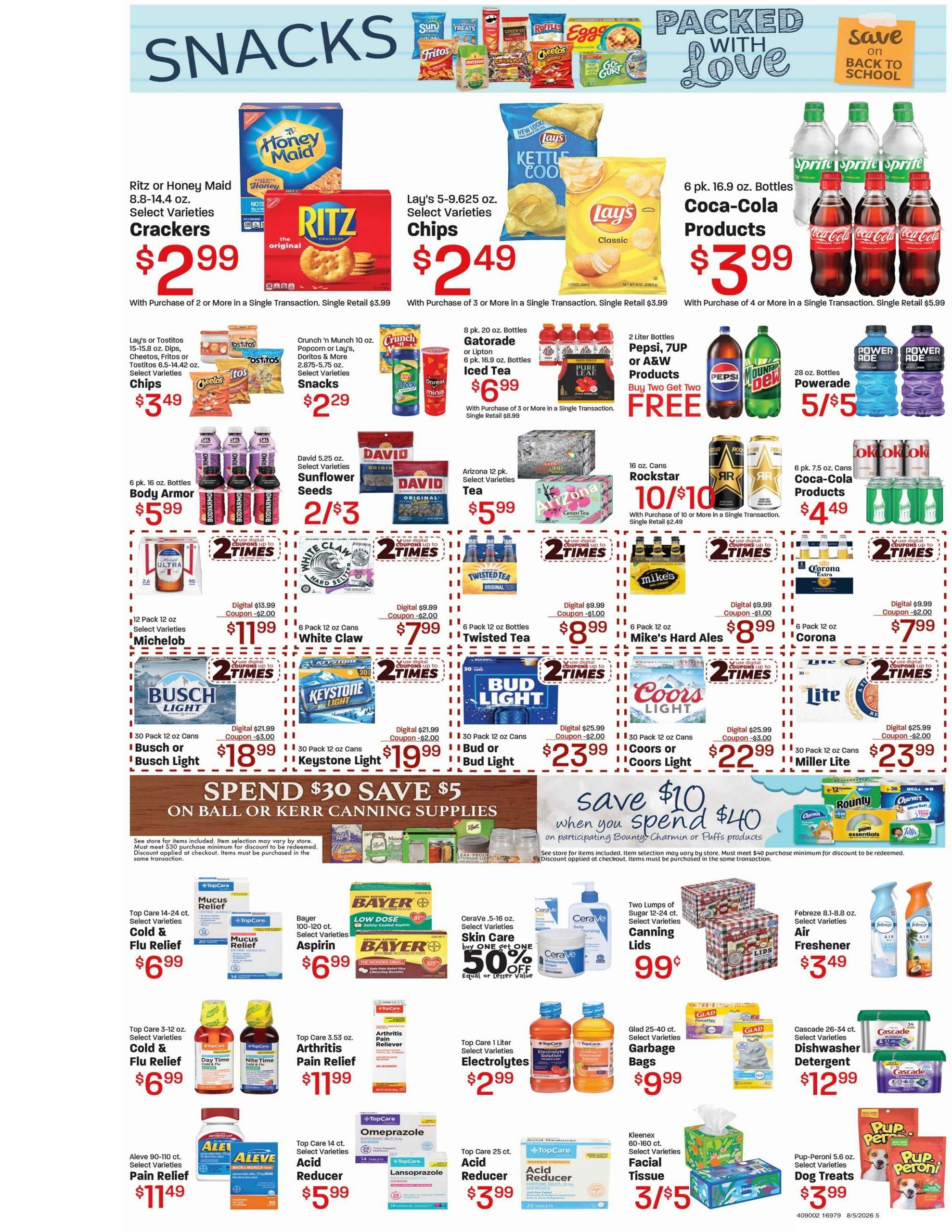 Reynold's Market Weekly Ad August 5 - 11, 2026