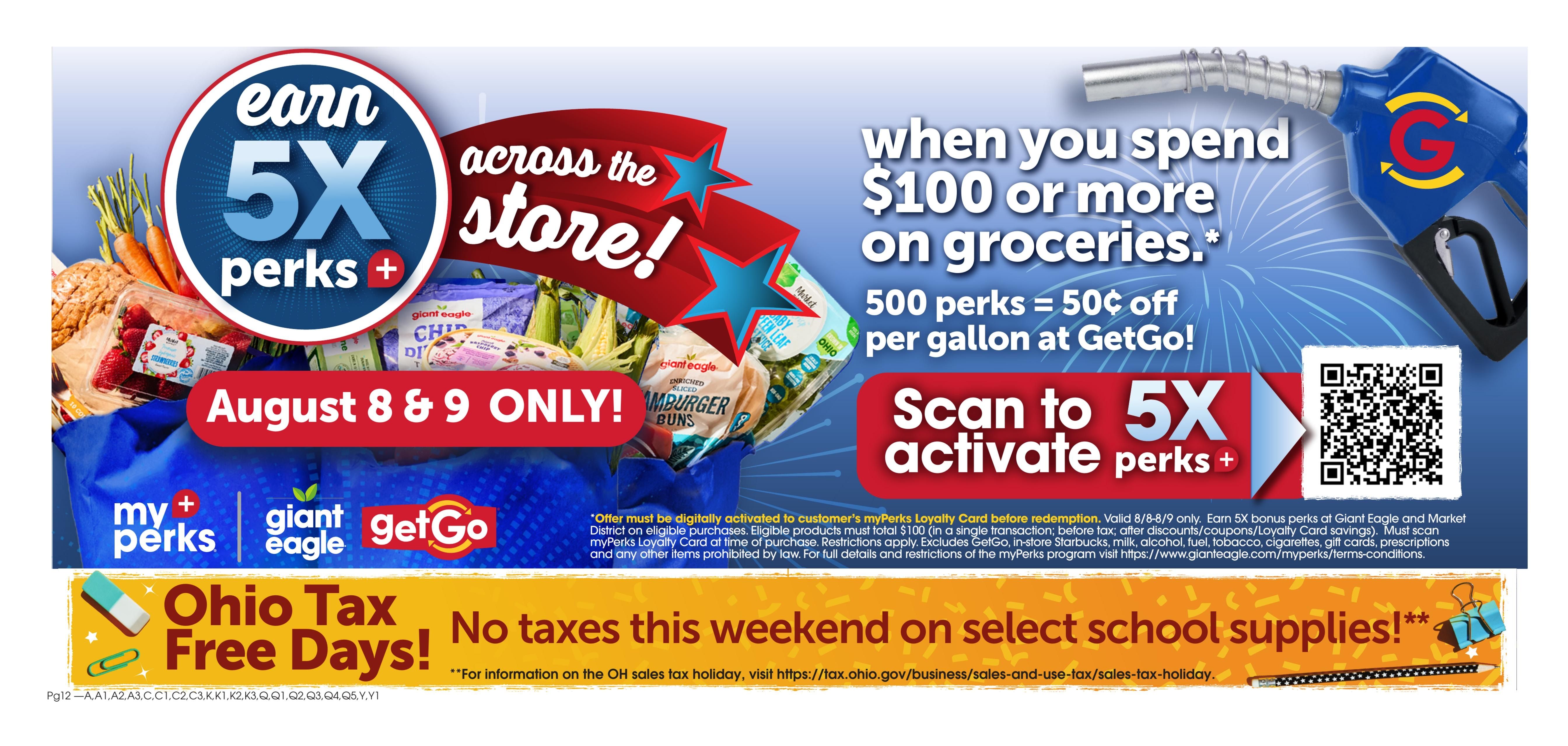 Giant Eagle (Chagrin Falls Area, OH) Weekly Ad August 6 - 12, 2026