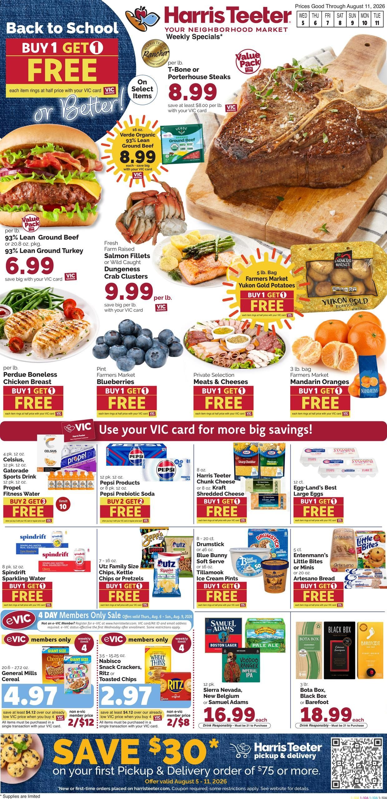 Harris Teeter (Saint Simons Island Area, GA) Weekly Ad August 5 - 11, 2026