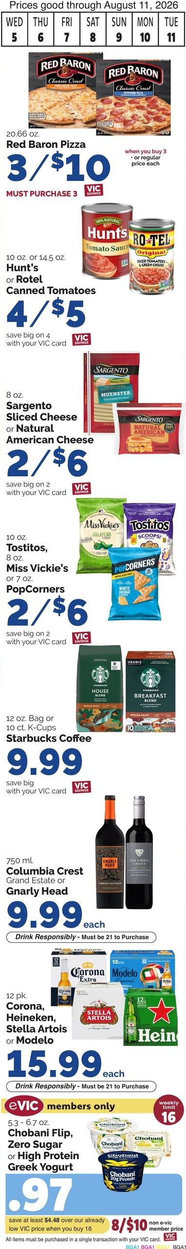 Harris Teeter (Saint Simons Island Area, GA) Weekly Ad August 5 - 11, 2026