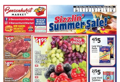Bensonhurst Market Weekly Ad July 31 - August 6, 2026