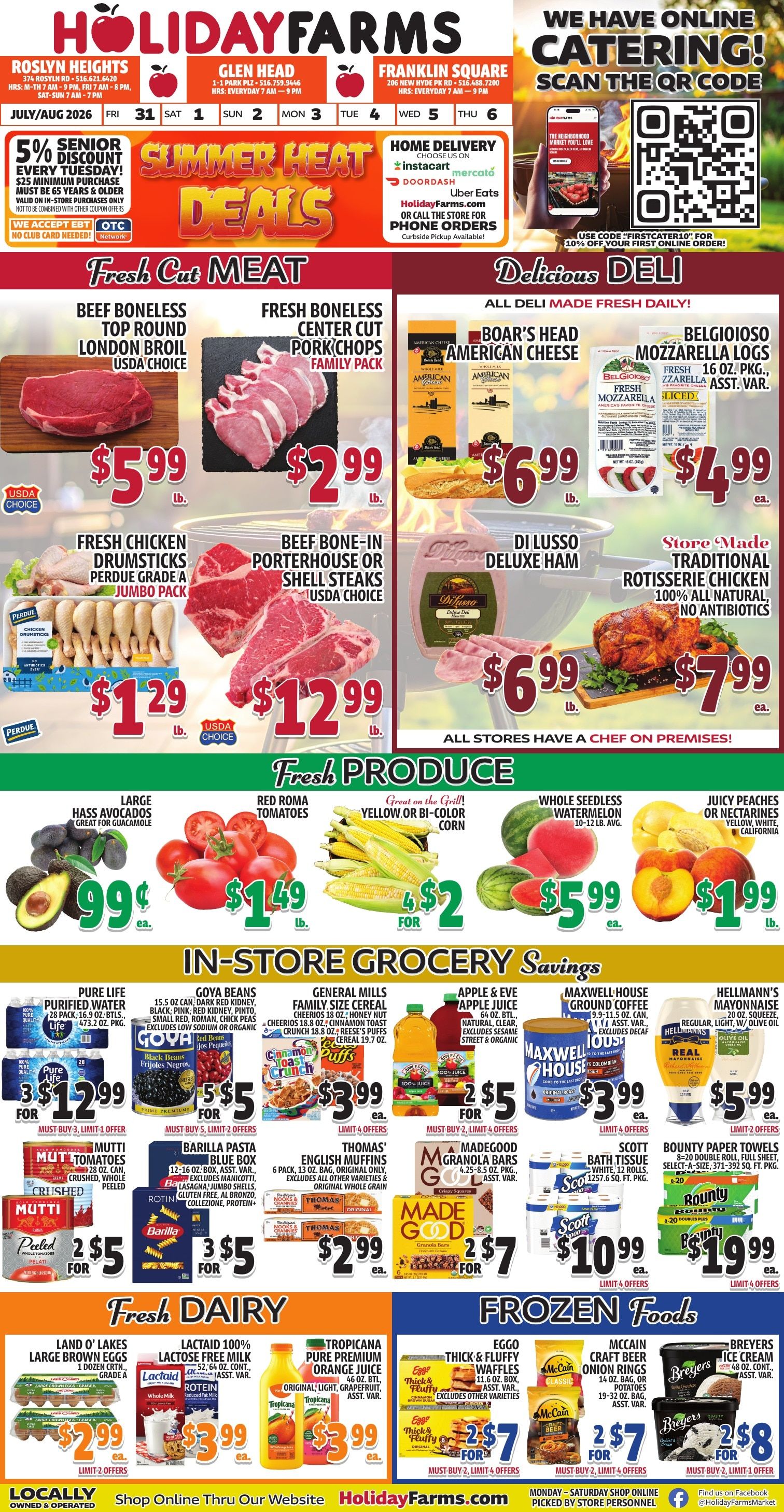 Holiday Farms Weekly Ad July 31 - August 6, 2026