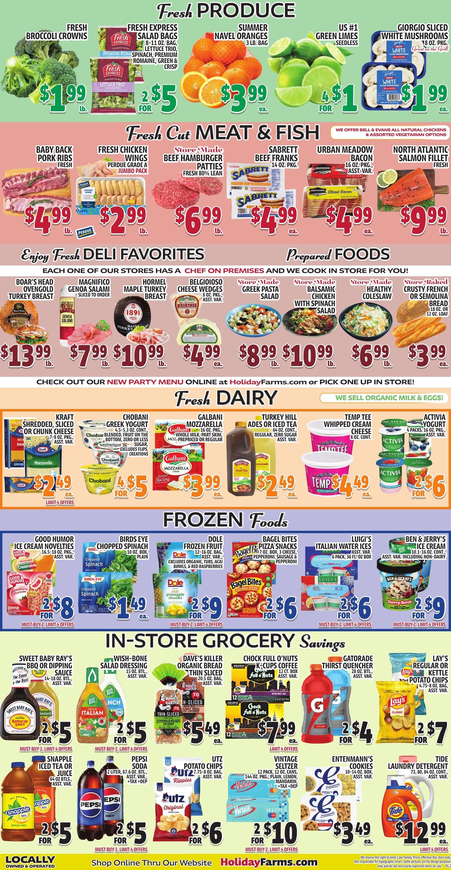 Holiday Farms Weekly Ad July 31 - August 6, 2026
