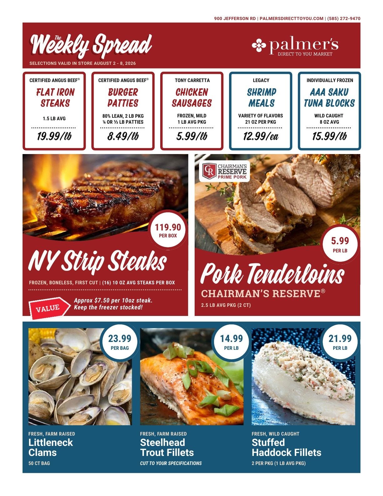 Palmer's Direct To You Market Weekly Ad August 2 - 8, 2026