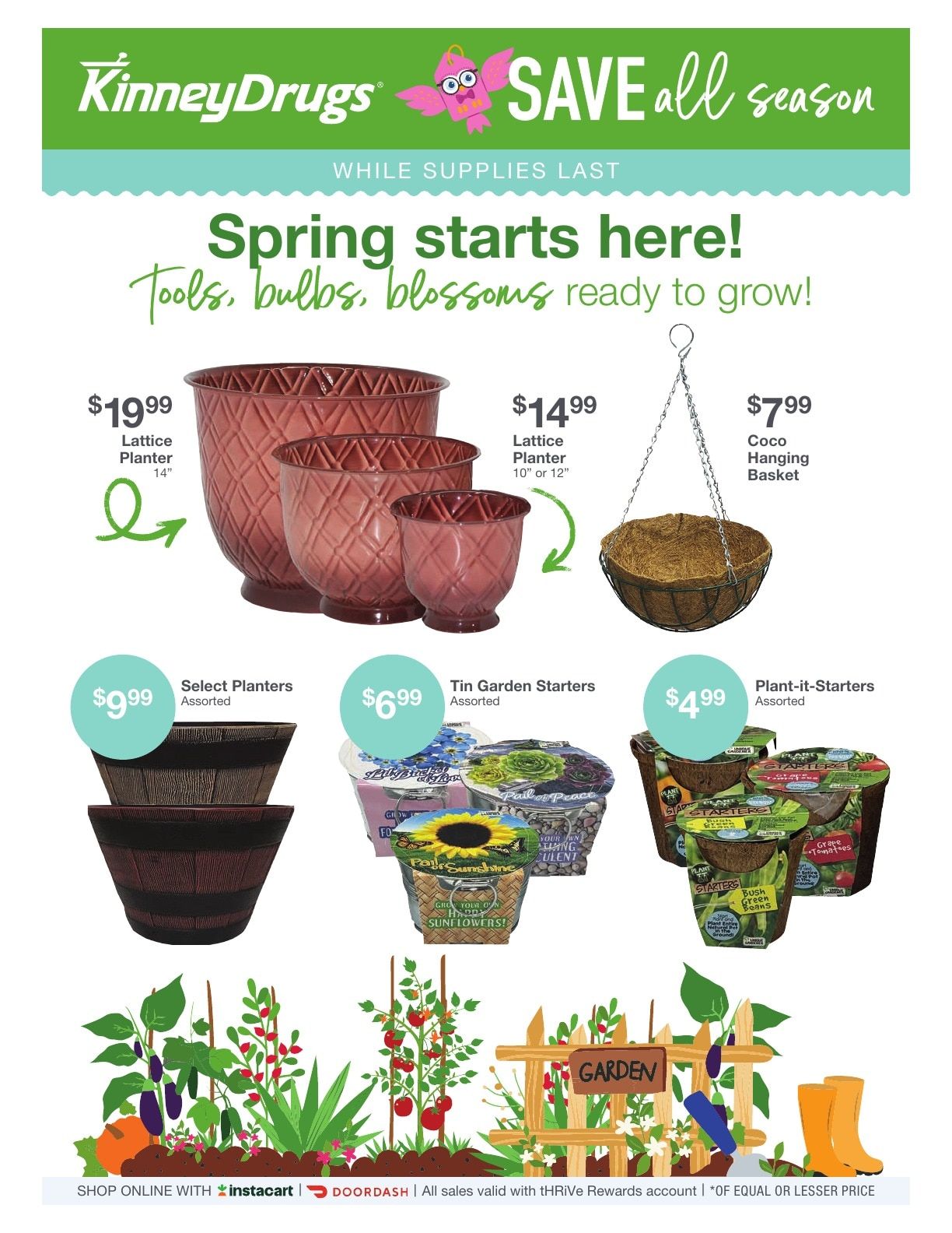 Kinney Drugs Spring Weekly Ad April 17 - September 1, 2026
