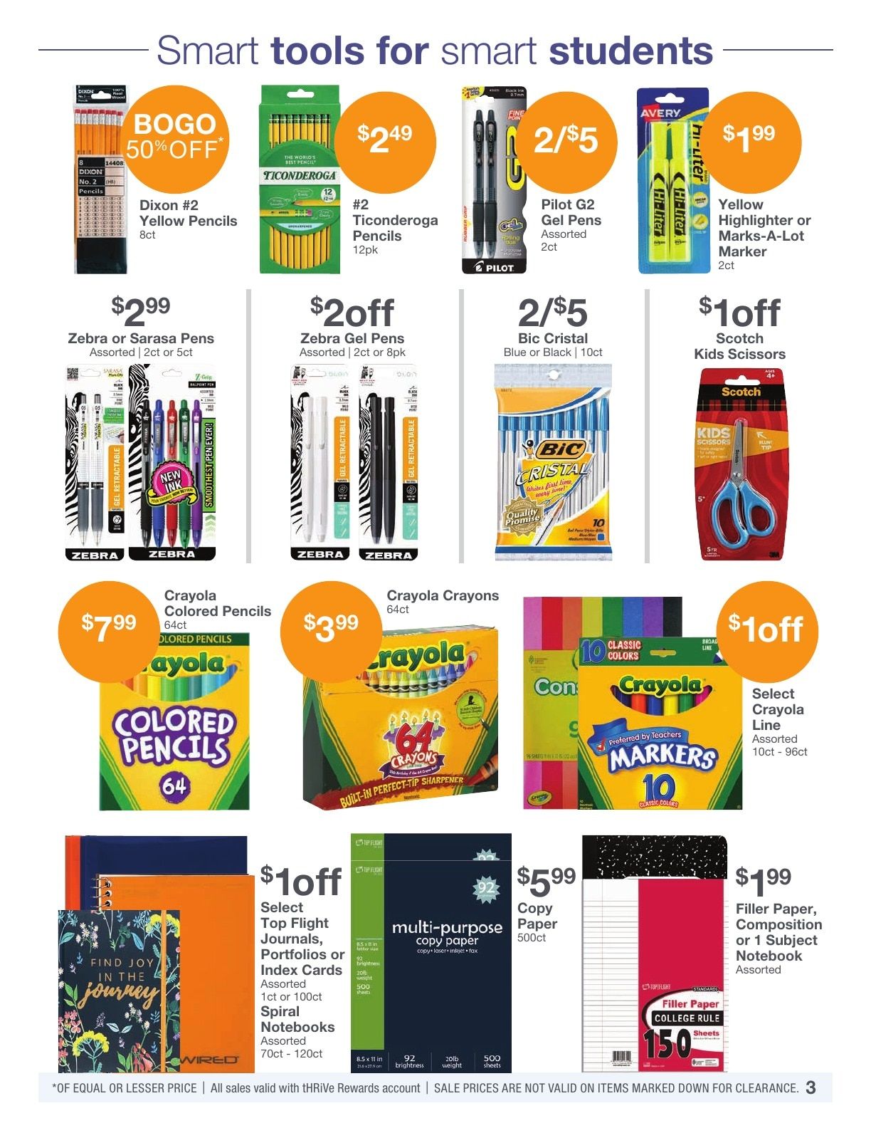 Kinney Drugs Thrive Weekly Ad August 1 - 31, 2026
