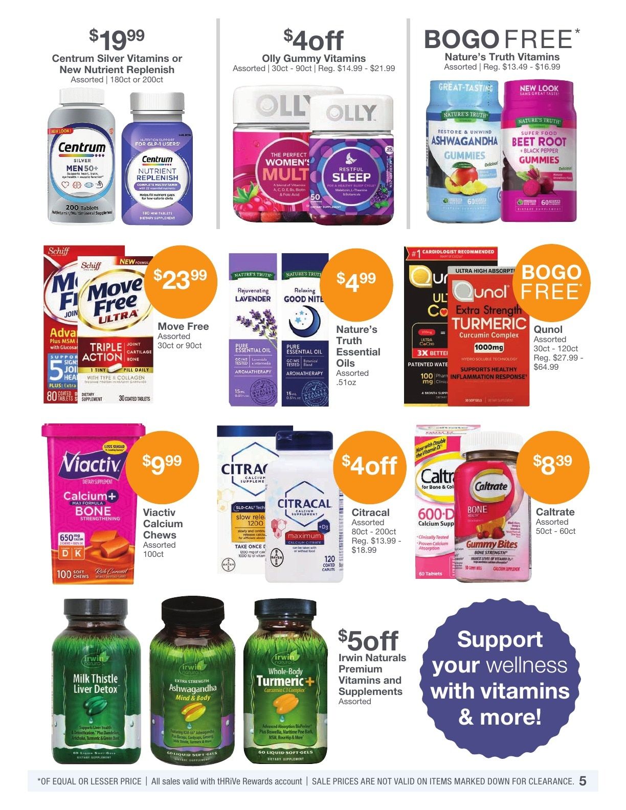 Kinney Drugs Thrive Weekly Ad August 1 - 31, 2026