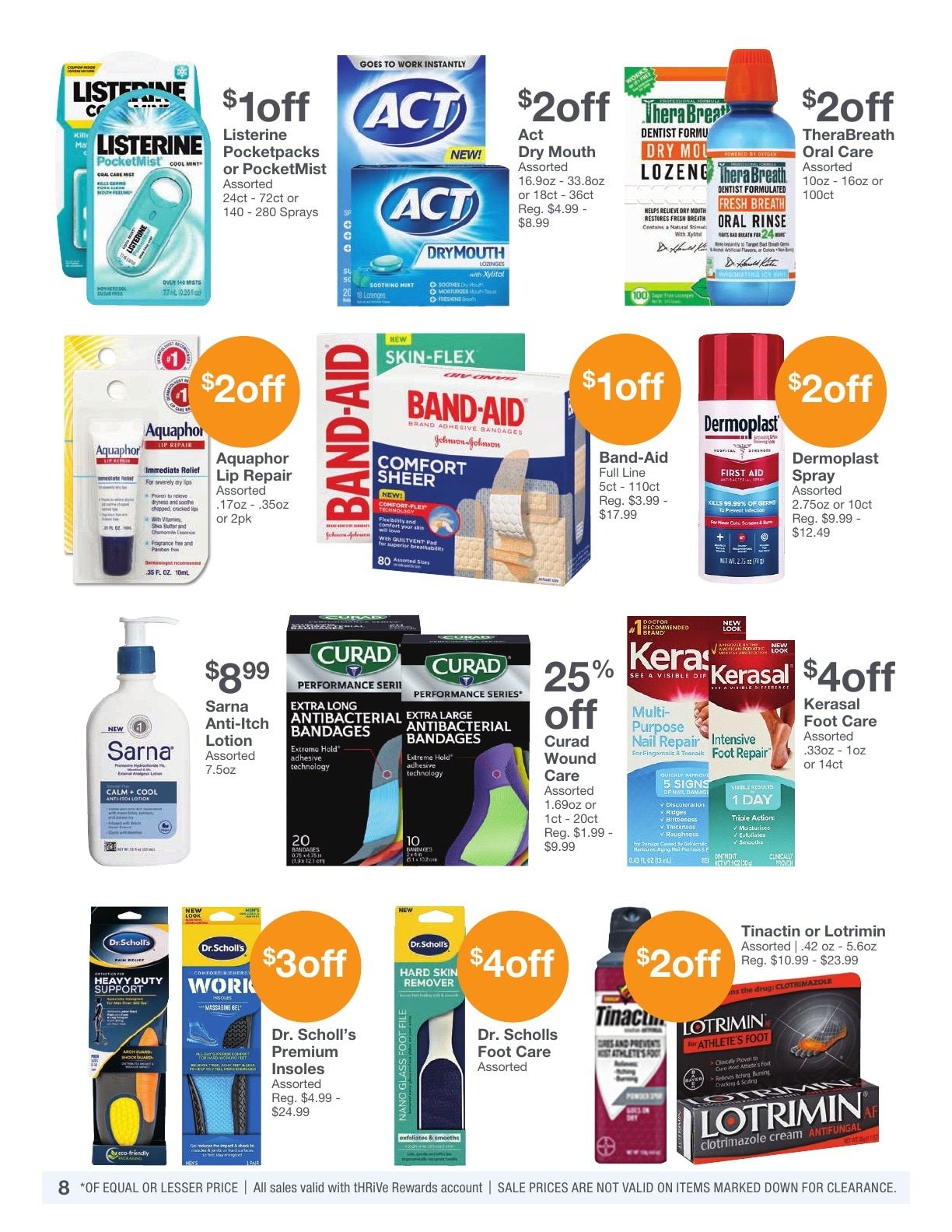 Kinney Drugs Thrive Weekly Ad August 1 - 31, 2026