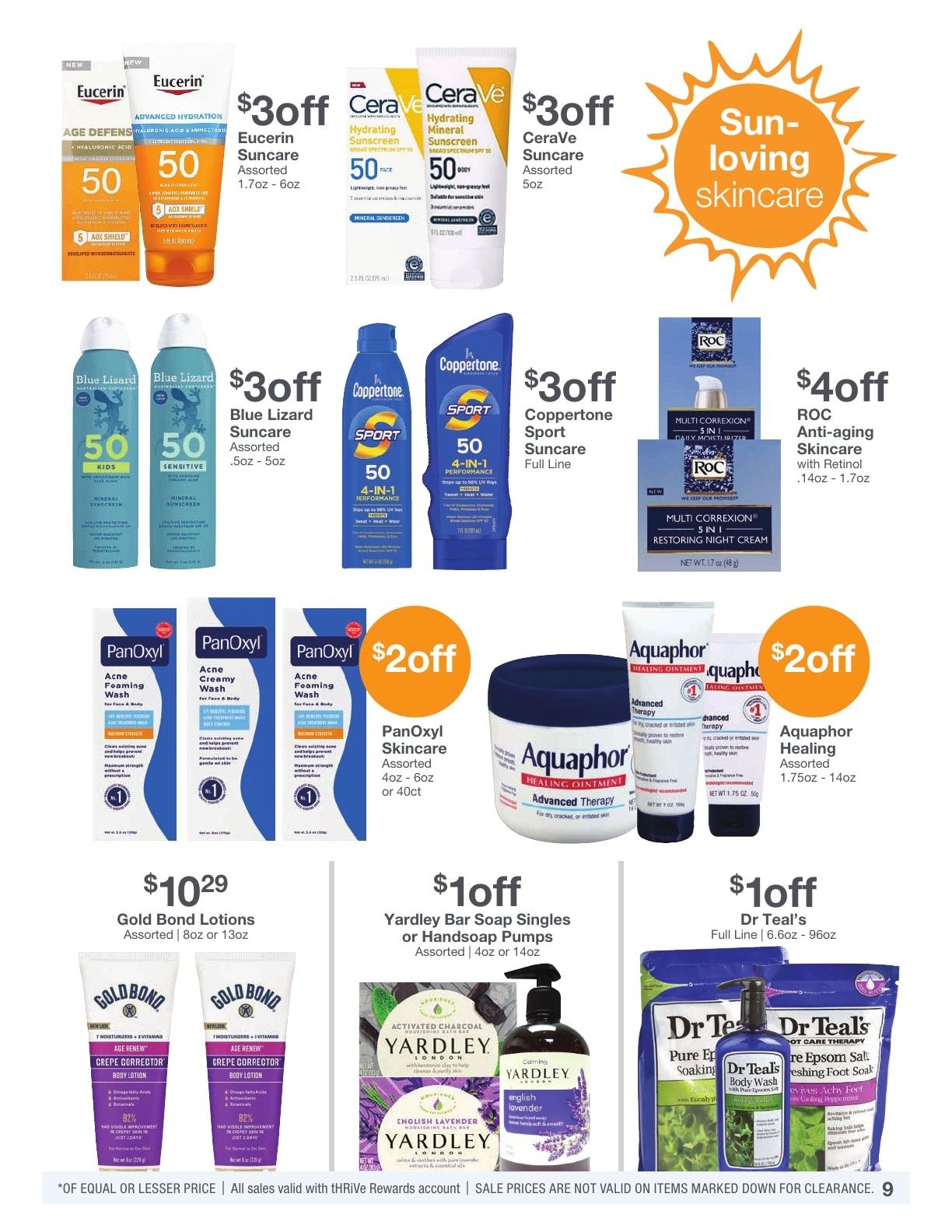 Kinney Drugs Thrive Weekly Ad August 1 - 31, 2026