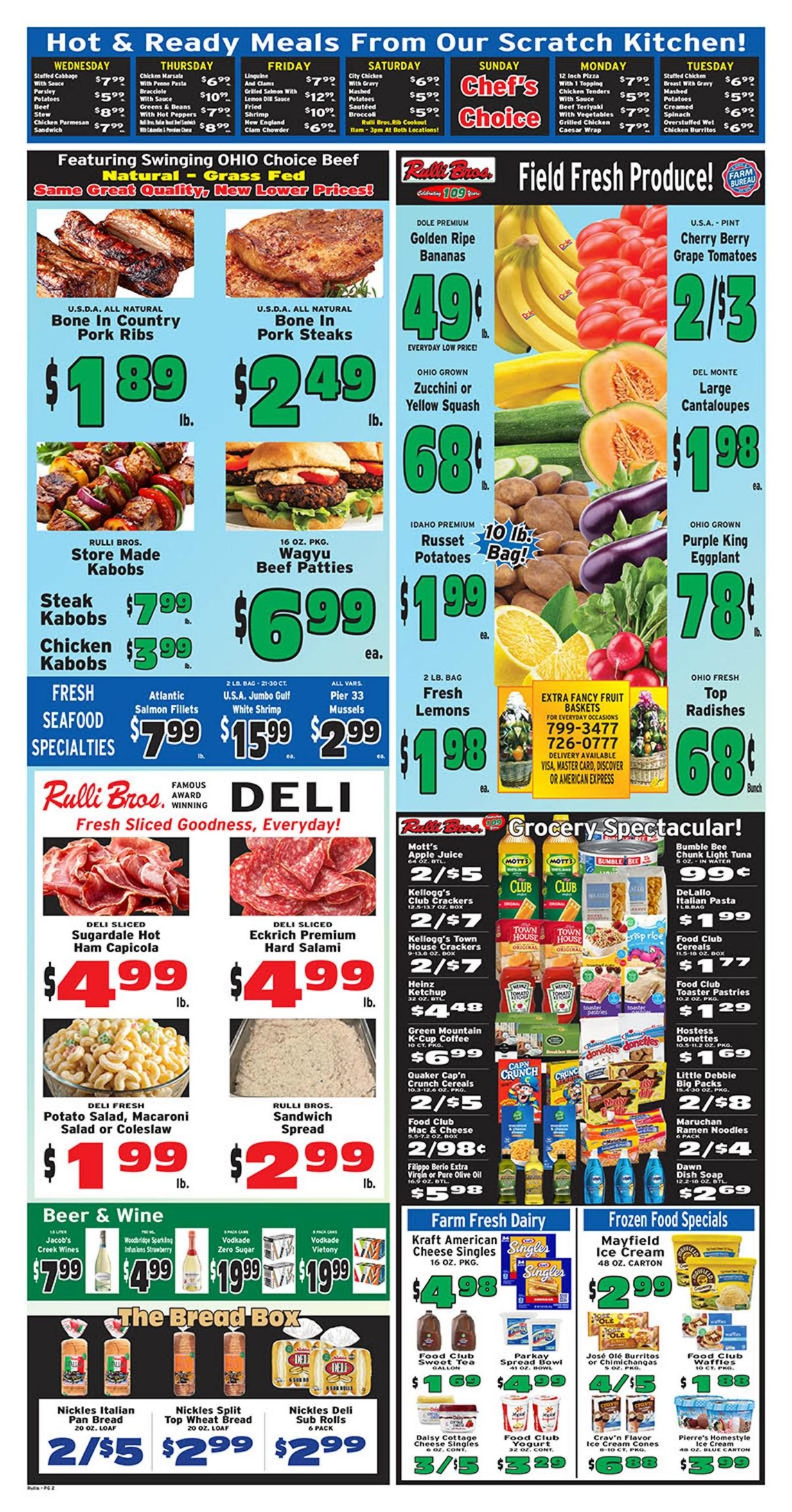 Rulli Brothers (East Liverpool–Chester Area, OH–WV) Weekly Ad August 5 - 11, 2026