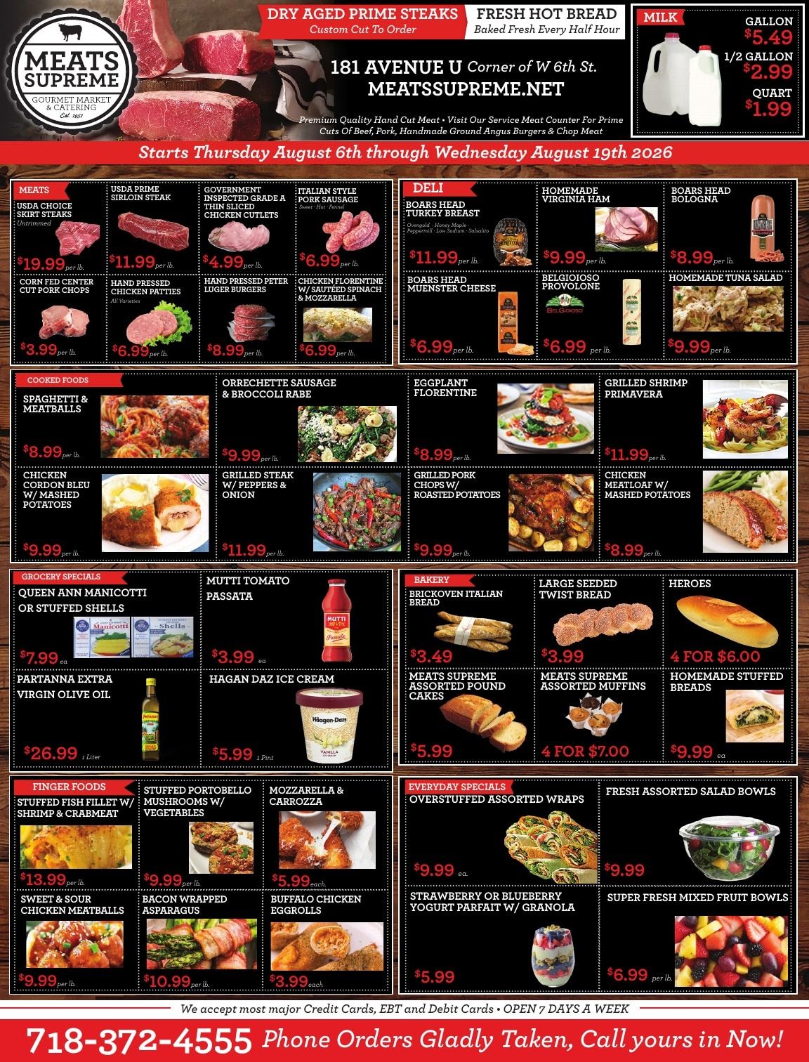 Meat Supreme Weekly Ad August 6 - 19, 2026