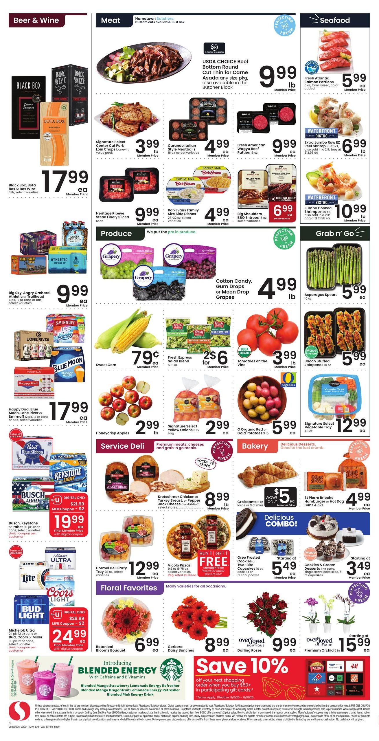 Safeway (Elliston–Garrison Area, MT) Weekly Ad August 5 - 11, 2026