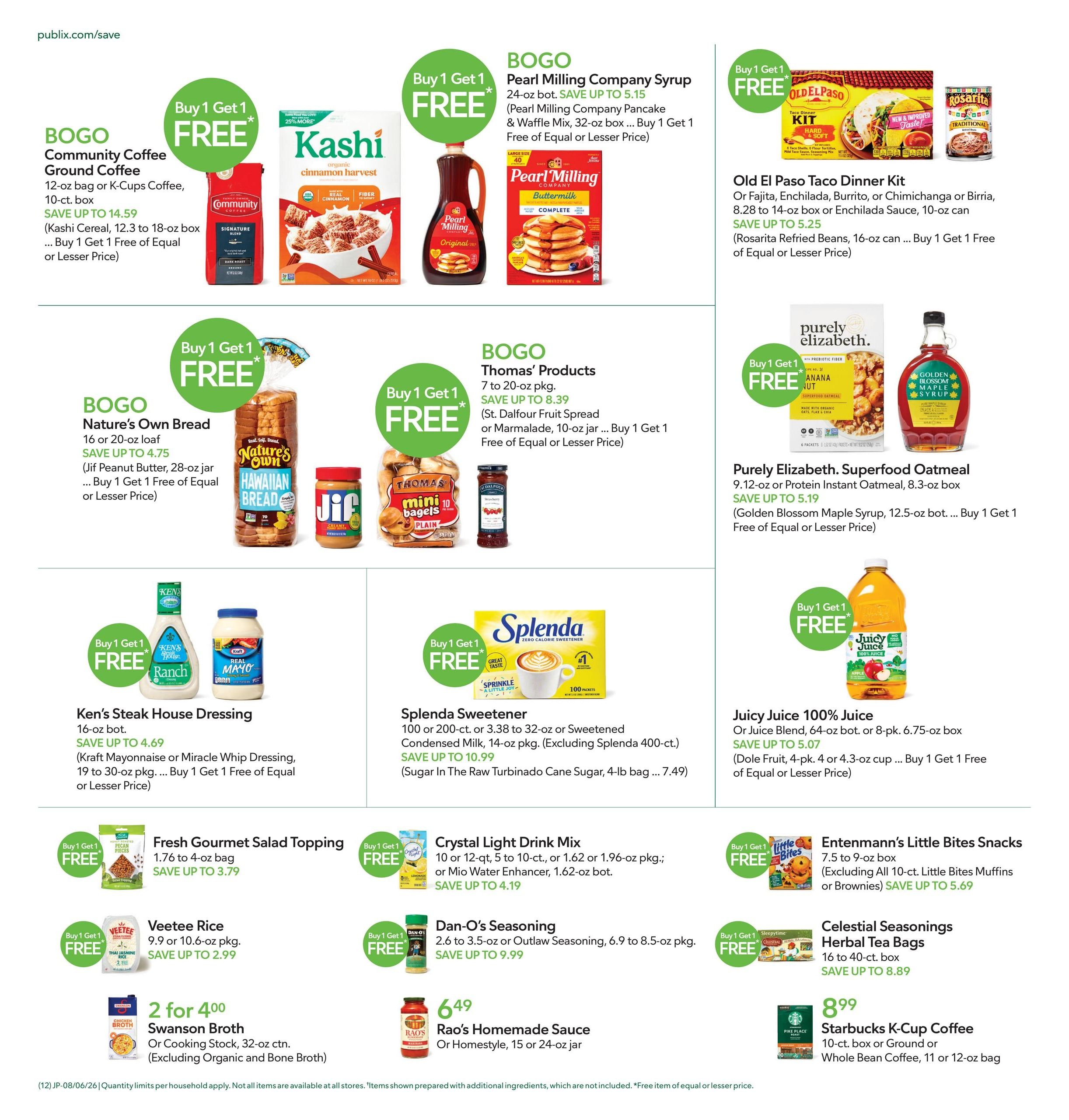 Publix (AL, FL) Weekly Ad August 5 - 11, 2026