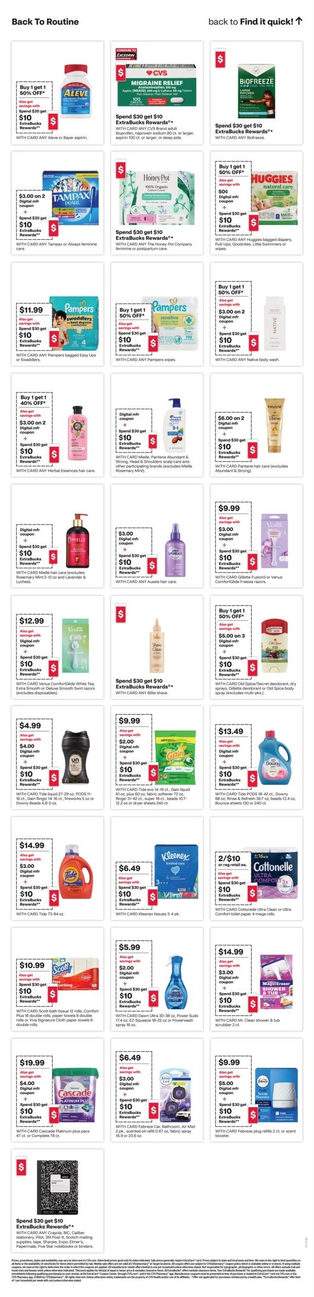 CVS Pharmacy (Carlsbad Area, CA) Weekly Ad August 9 - 15, 2026