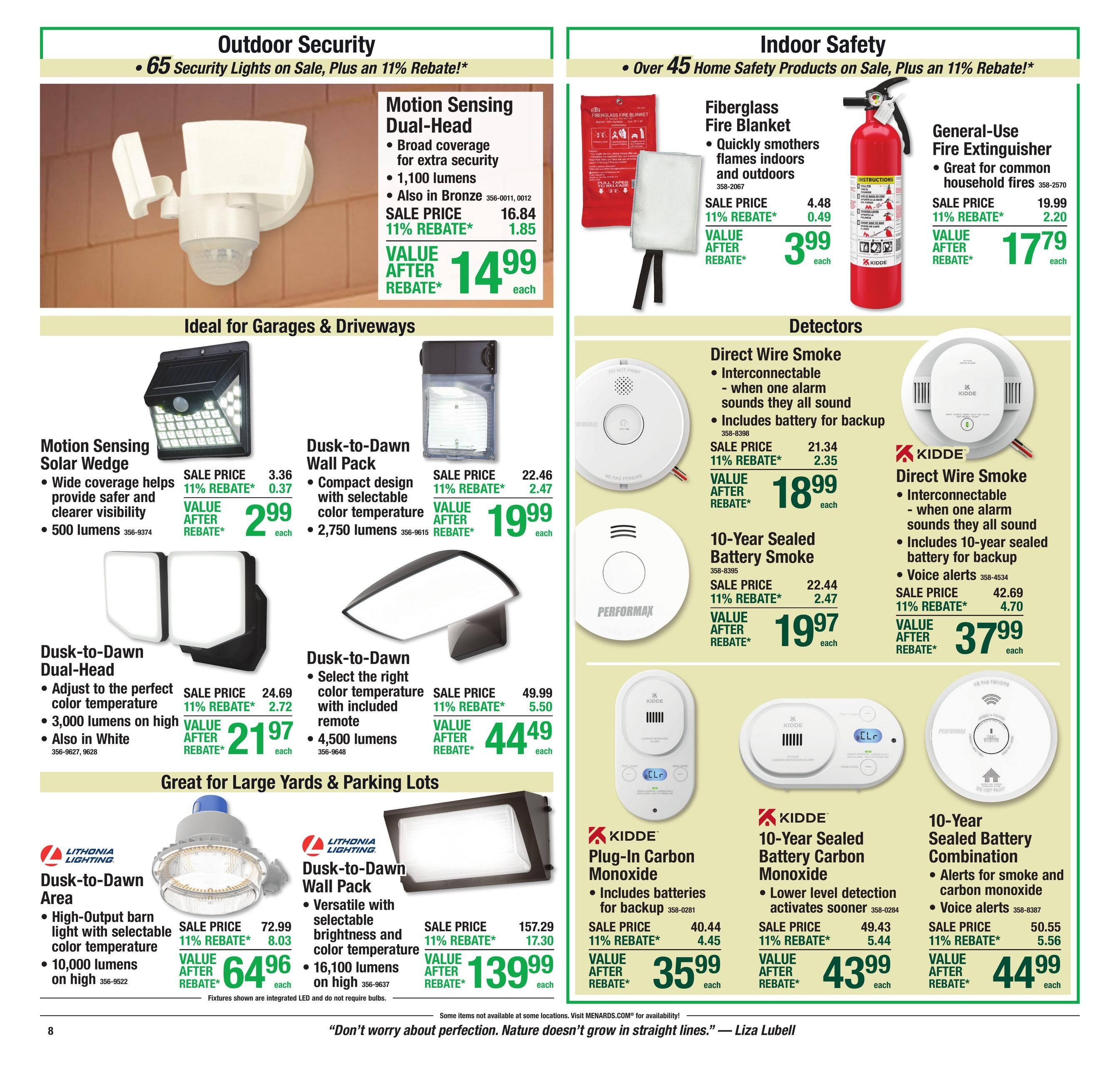 Menards (Adamsville Area, OH) 11% Rebate Sale Weekly Ad August 6 - 17, 2026