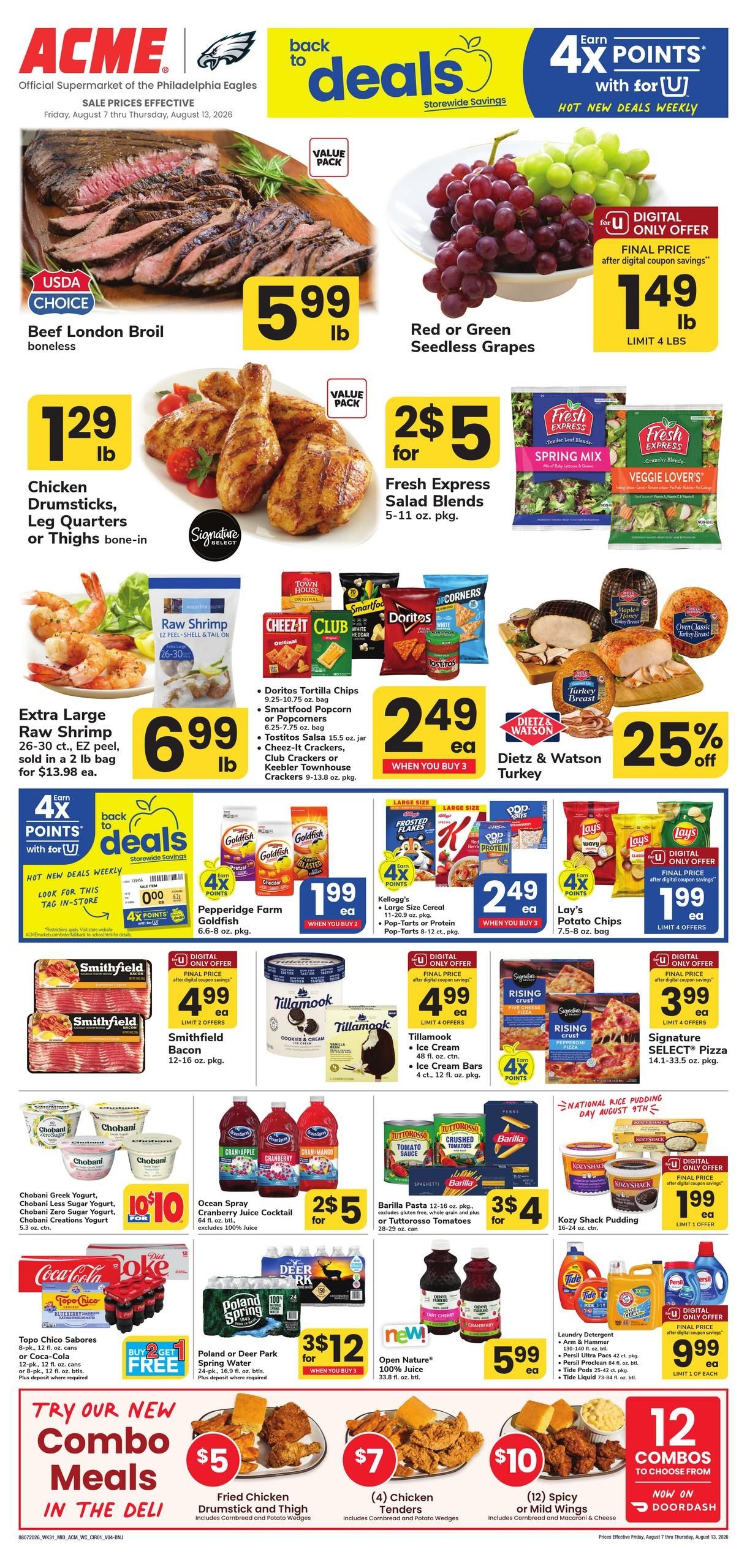Acme Markets (Haddonfield–Trenton Area, NJ) Weekly Ad August 7 - 13, 2026