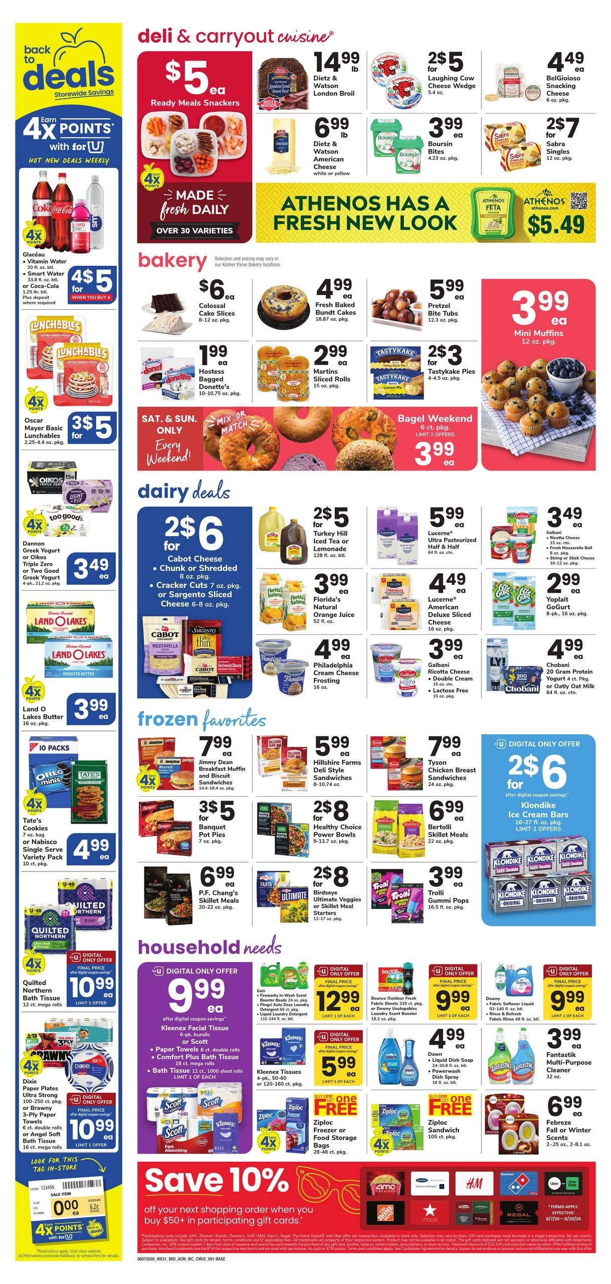 Acme Markets (Haddonfield–Trenton Area, NJ) Weekly Ad August 7 - 13, 2026