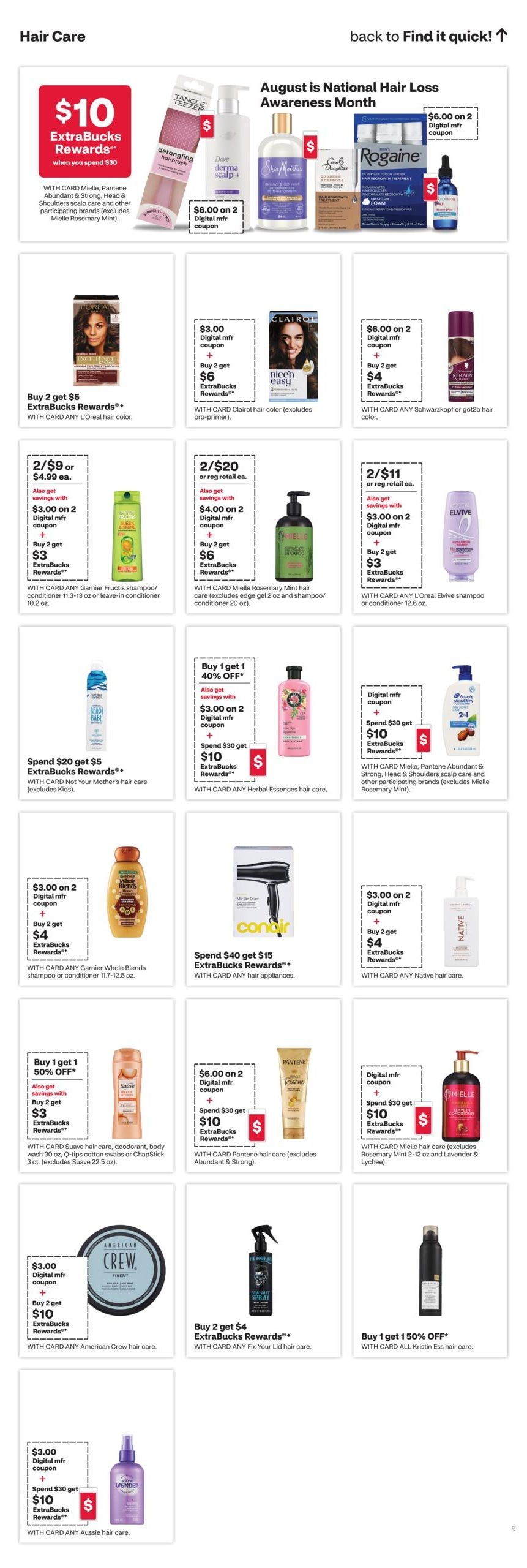 CVS Pharmacy (AZ, CT, TX, UT) Weekly Ad August 9 - 15, 2026