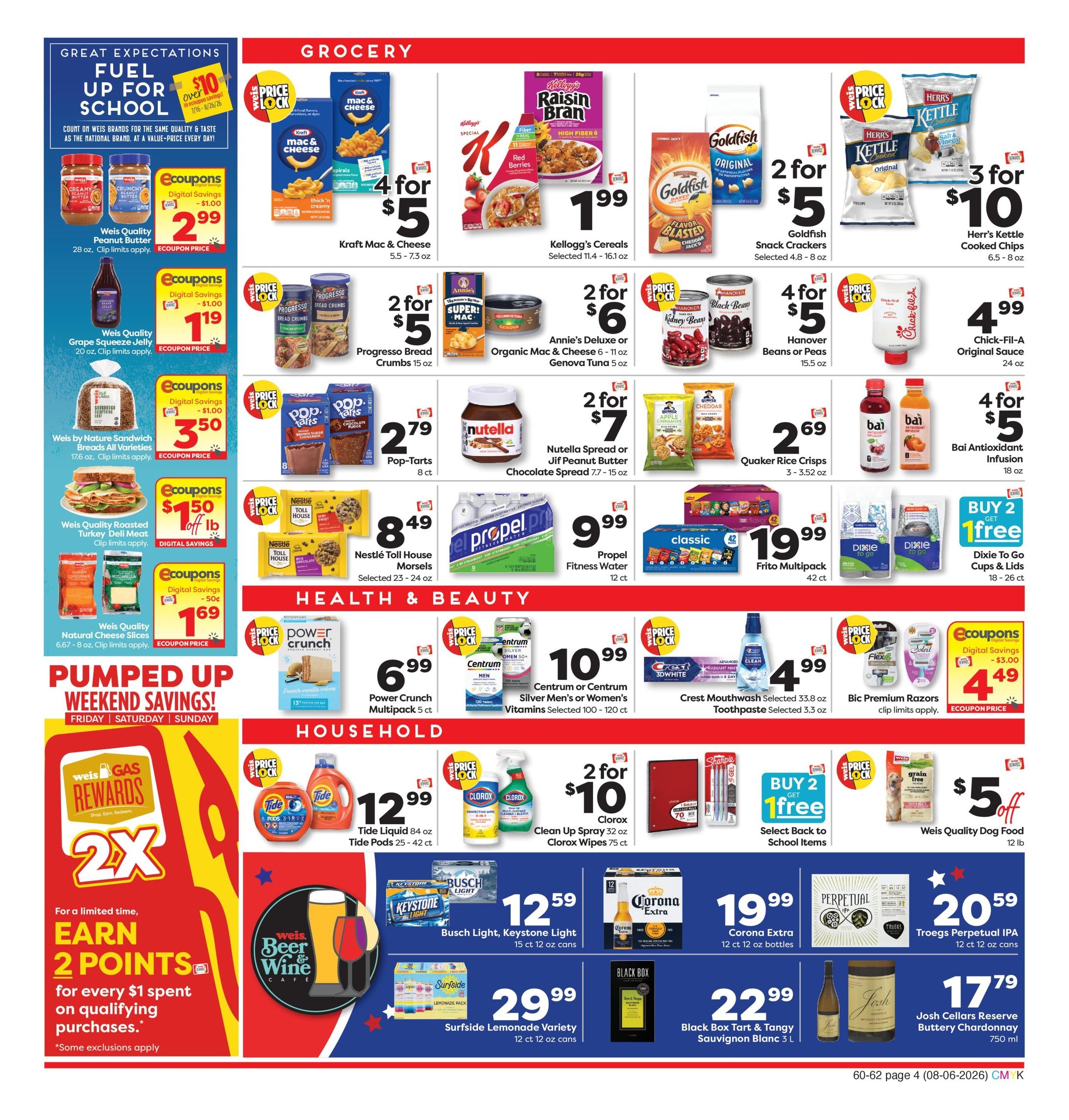Weis Markets (NJ, NY, PA) Weekly Ad August 6 - 12, 2026