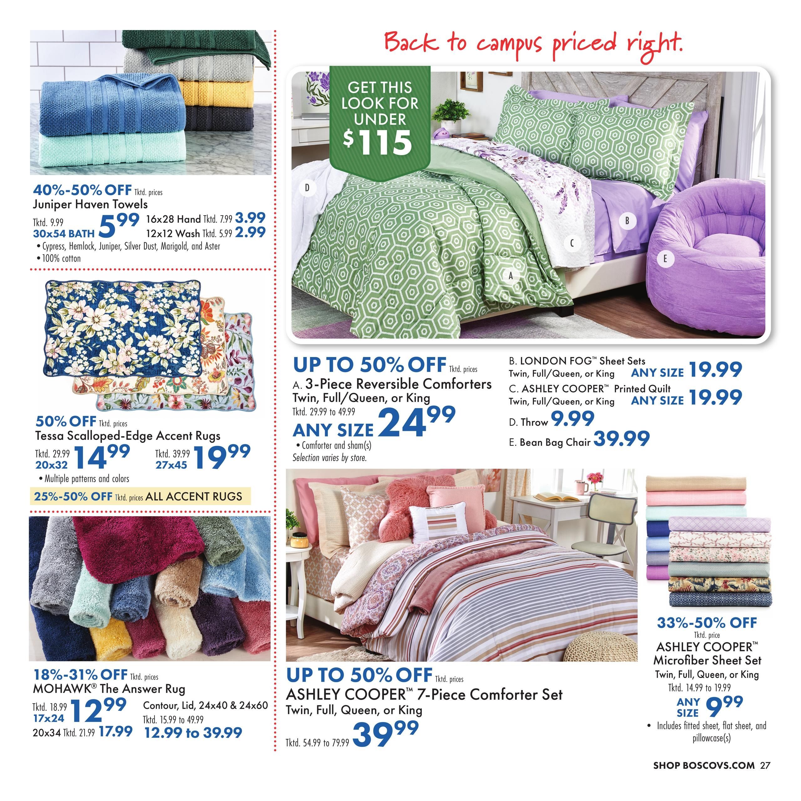 Boscov's (Ansonia Area, CT) Boscov’s Weekly Weekly Ad August 6 - 19, 2026