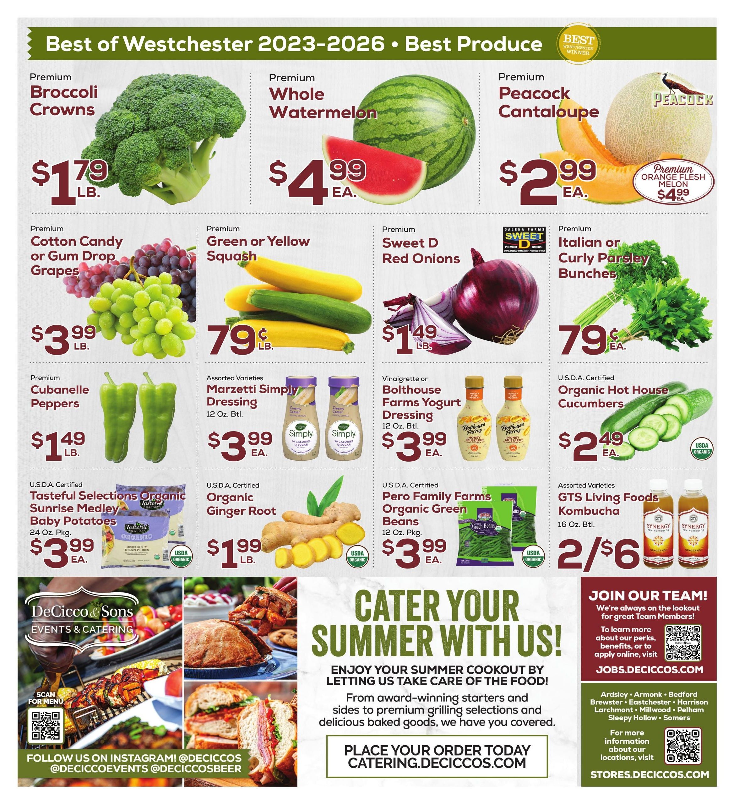 DeCicco & Sons Weekly Ad August 7 - 13, 2026