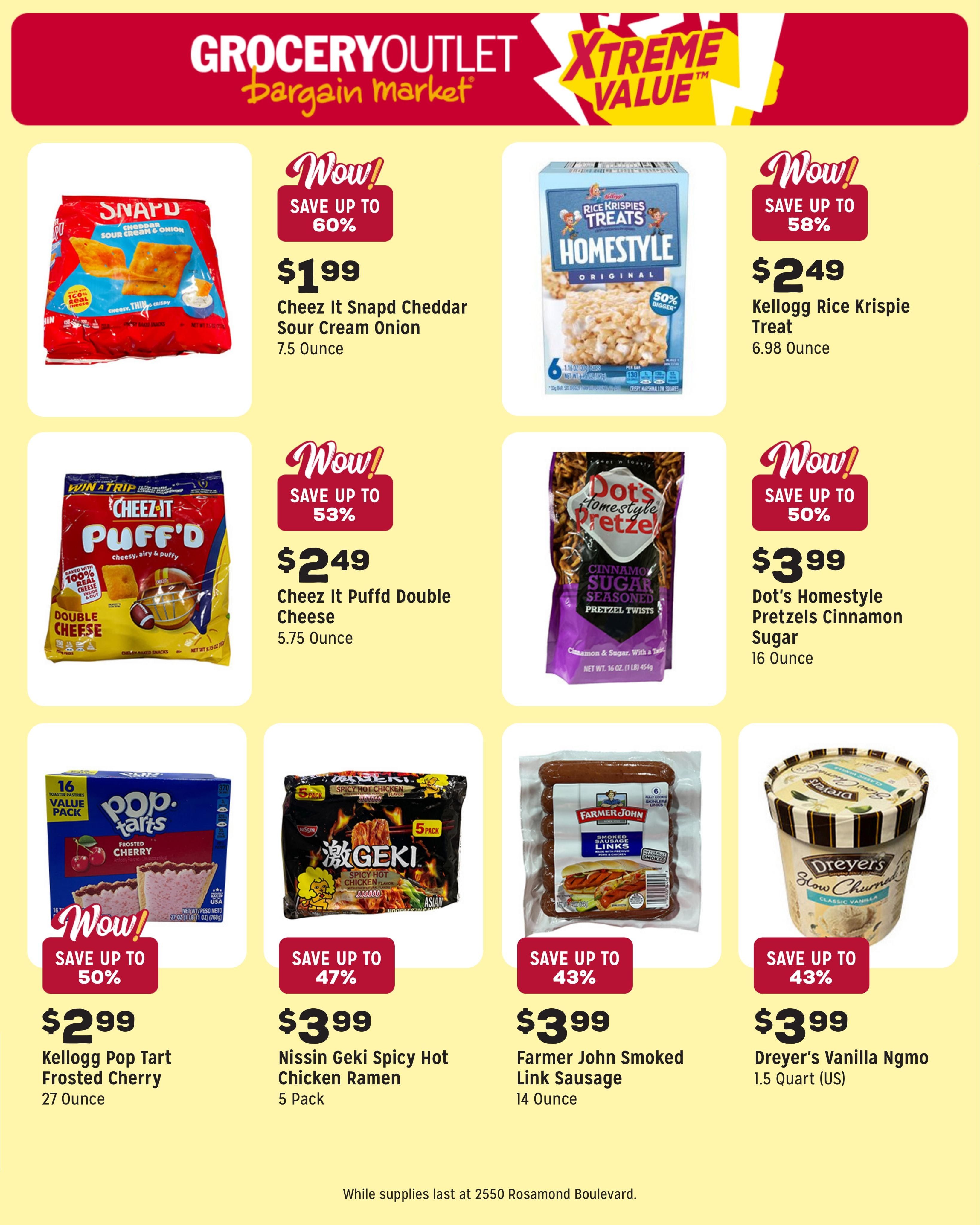 Grocery Outlet (Lancaster–Palmdale Area, CA) Weekly Ad August 5 - 11, 2026